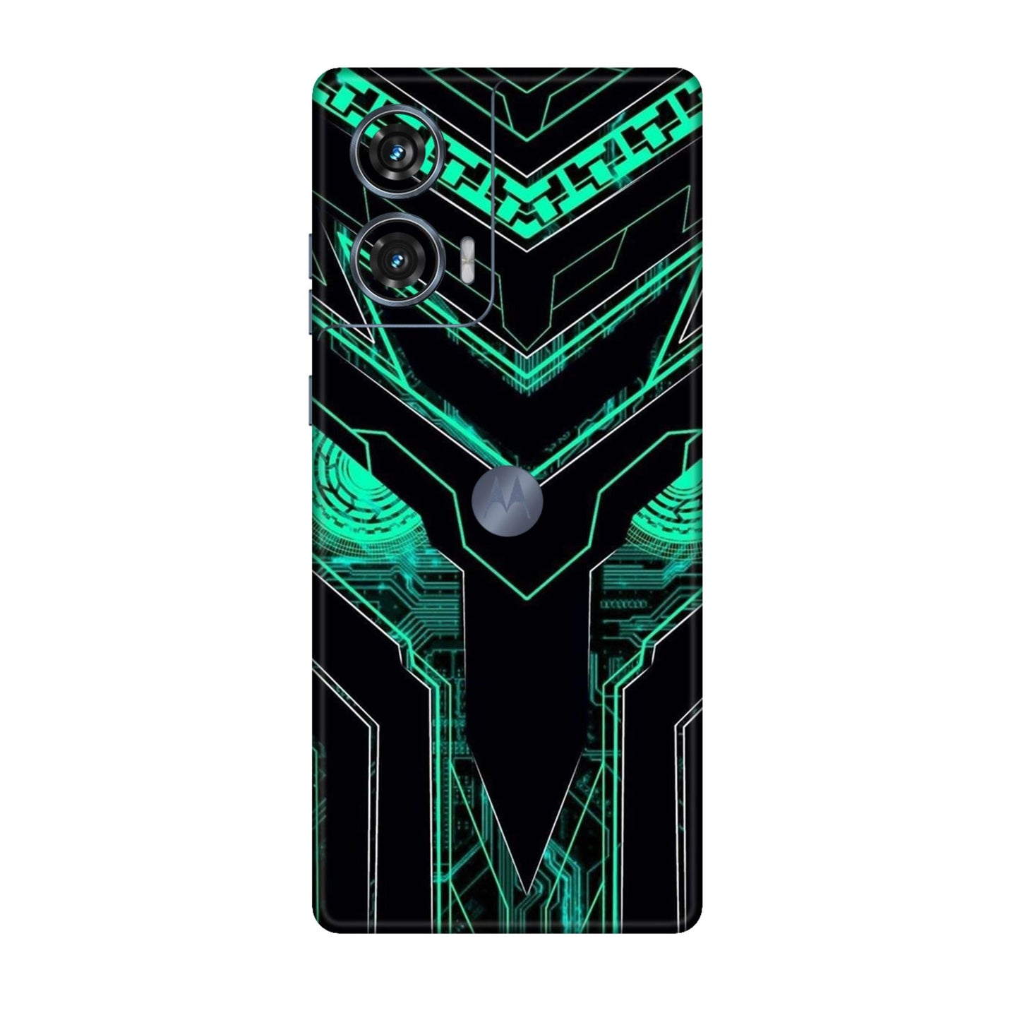 Neon Circuit Predator Mobile Skin For Motorola Edge 50 Fusion
