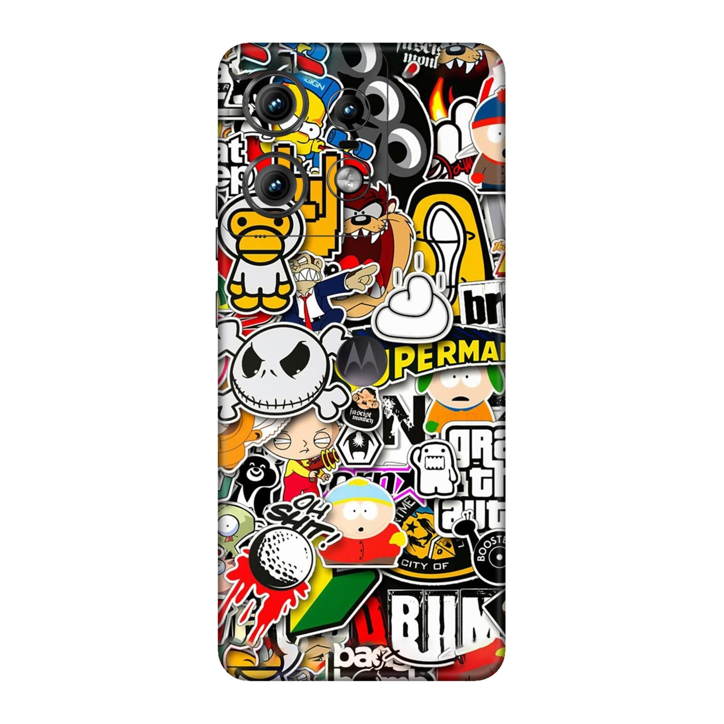 Sukuna Tongue Out Energy Mobile Skin For Motorola Edge 50 Pro