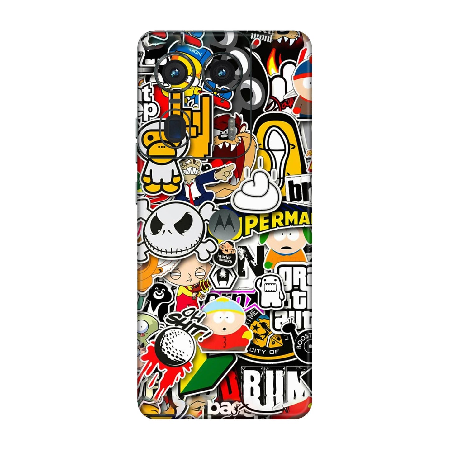 Sukuna Tongue Out Energy Mobile Skin For Motorola Edge 50 Ultra