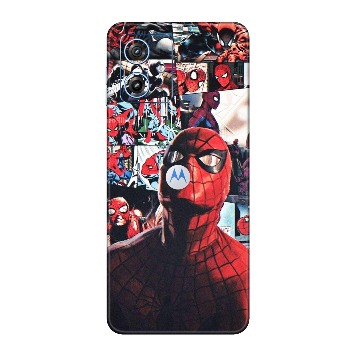 Vintage Spider Man Collage Mobile Skin For Motorola G64