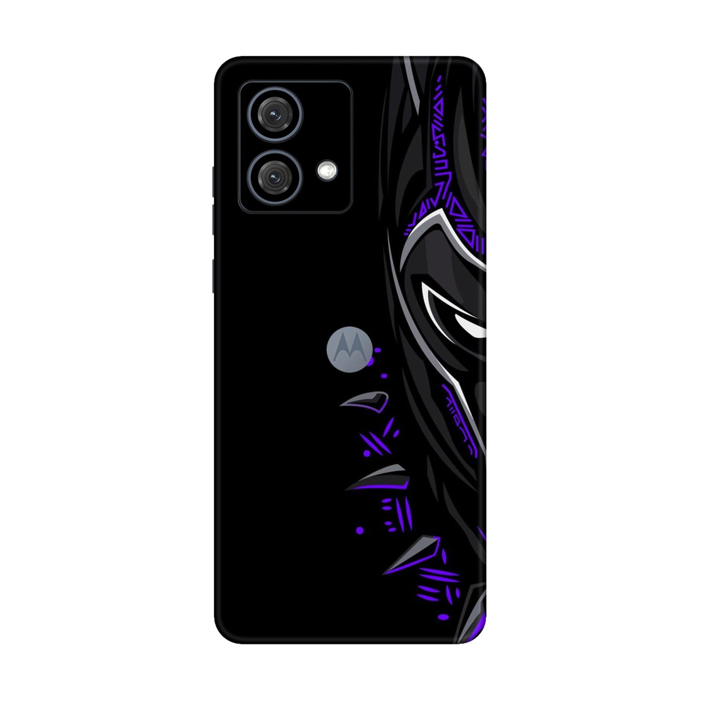 Neon Vibe Cat Mobile Skin For Motorola G84