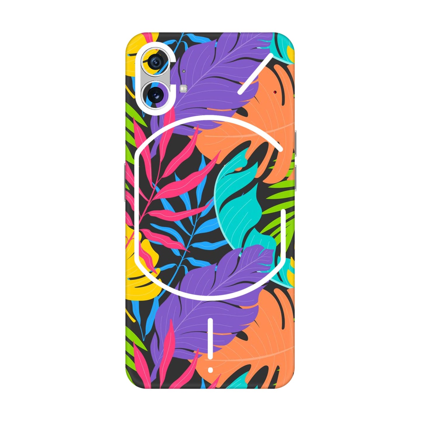 Neon Jungle Leaves Mobile Skin For Nothing Phone 1