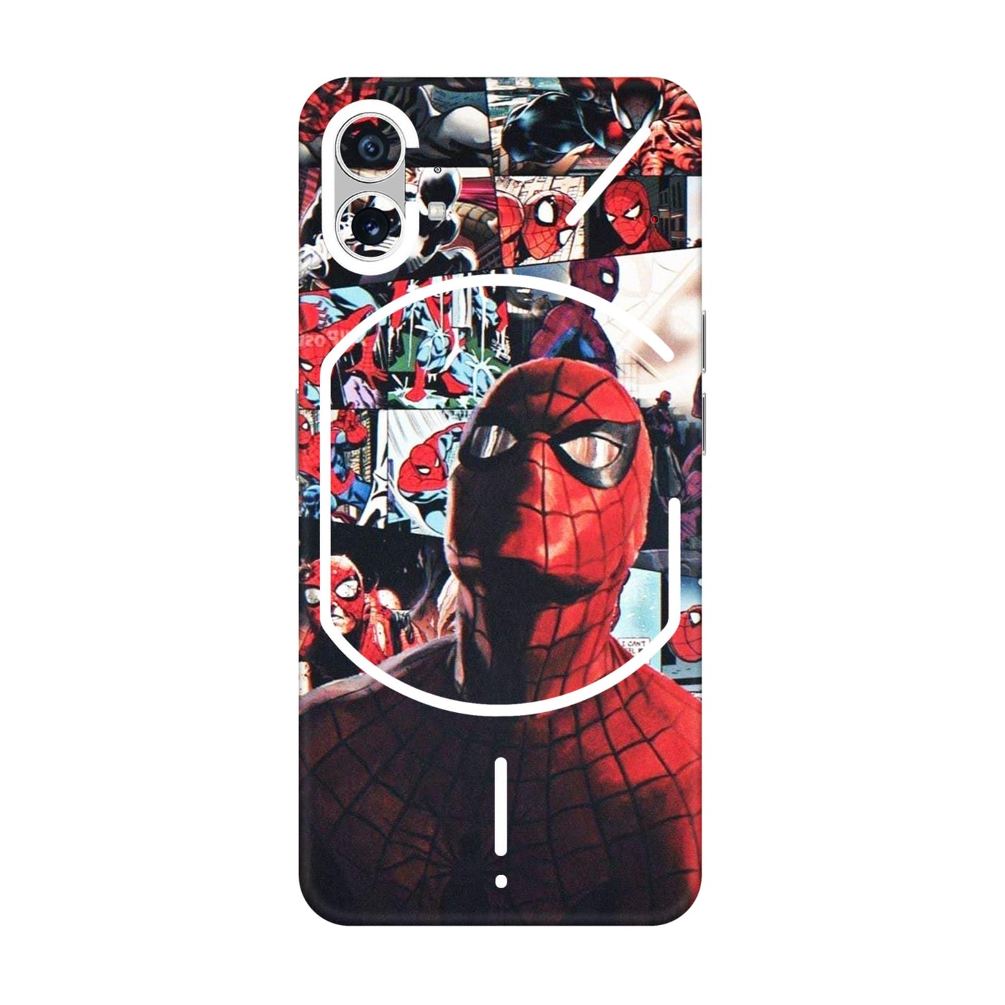 Vintage Spider Man Collage Mobile Skin For Nothing Phone 1