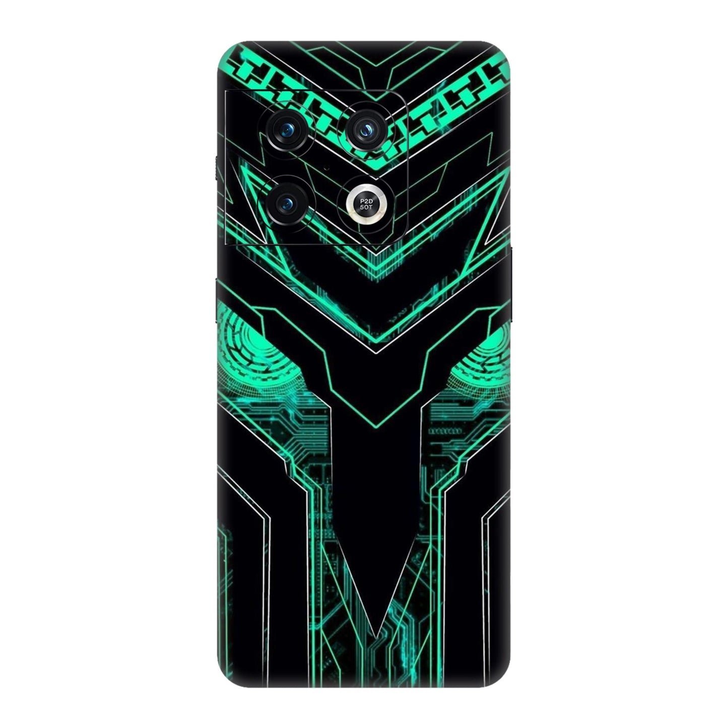 Neon Circuit Predator Mobile Skin For OnePlus 10 Pro