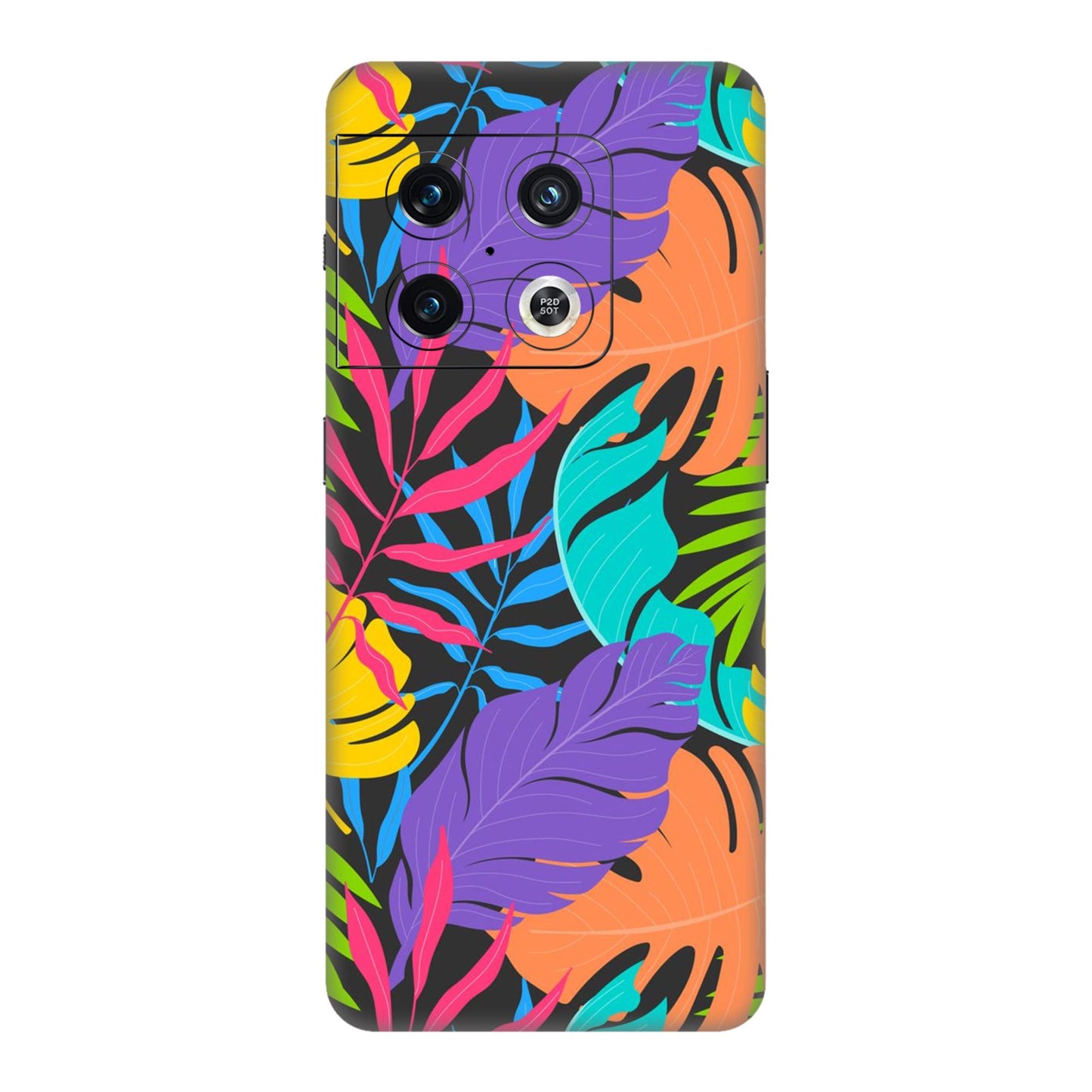 Neon Jungle Leaves Mobile Skin For OnePlus 10 Pro