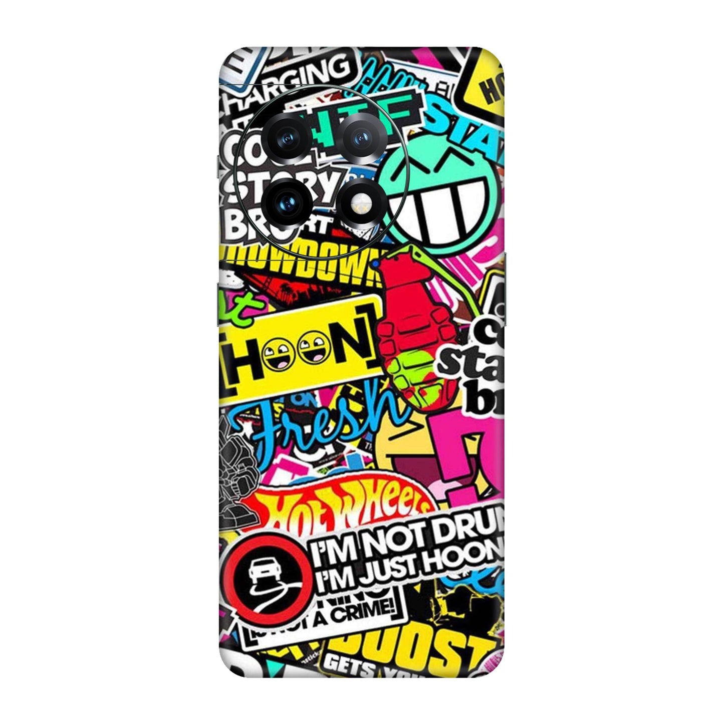 Hoonigan Sticker Bomb Mobile Skin For OnePlus 11