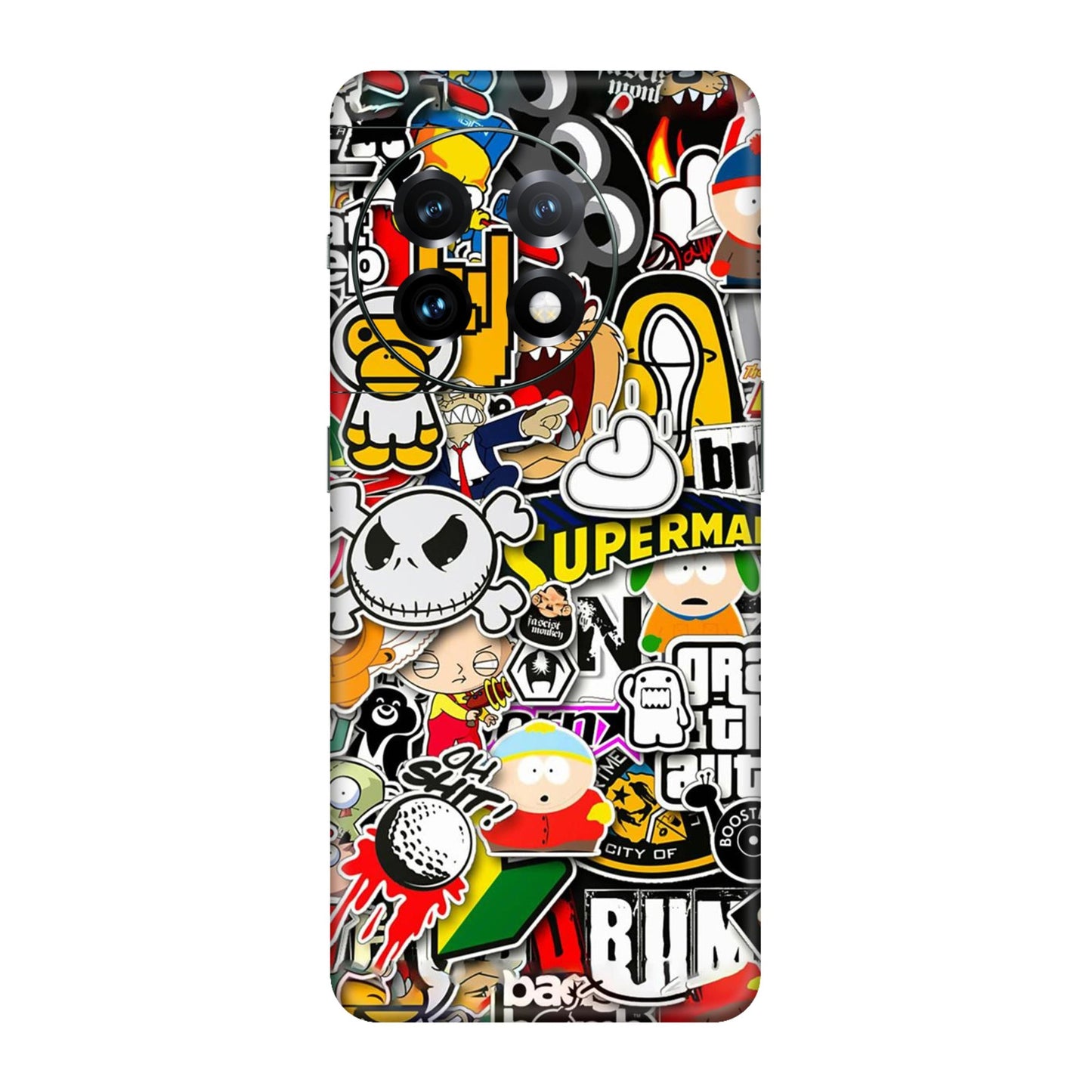 Sukuna Tongue Out Energy Mobile Skin For OnePlus 11