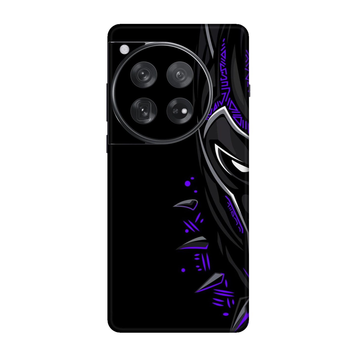 Neon Vibe Cat Mobile Skin For OnePlus 12