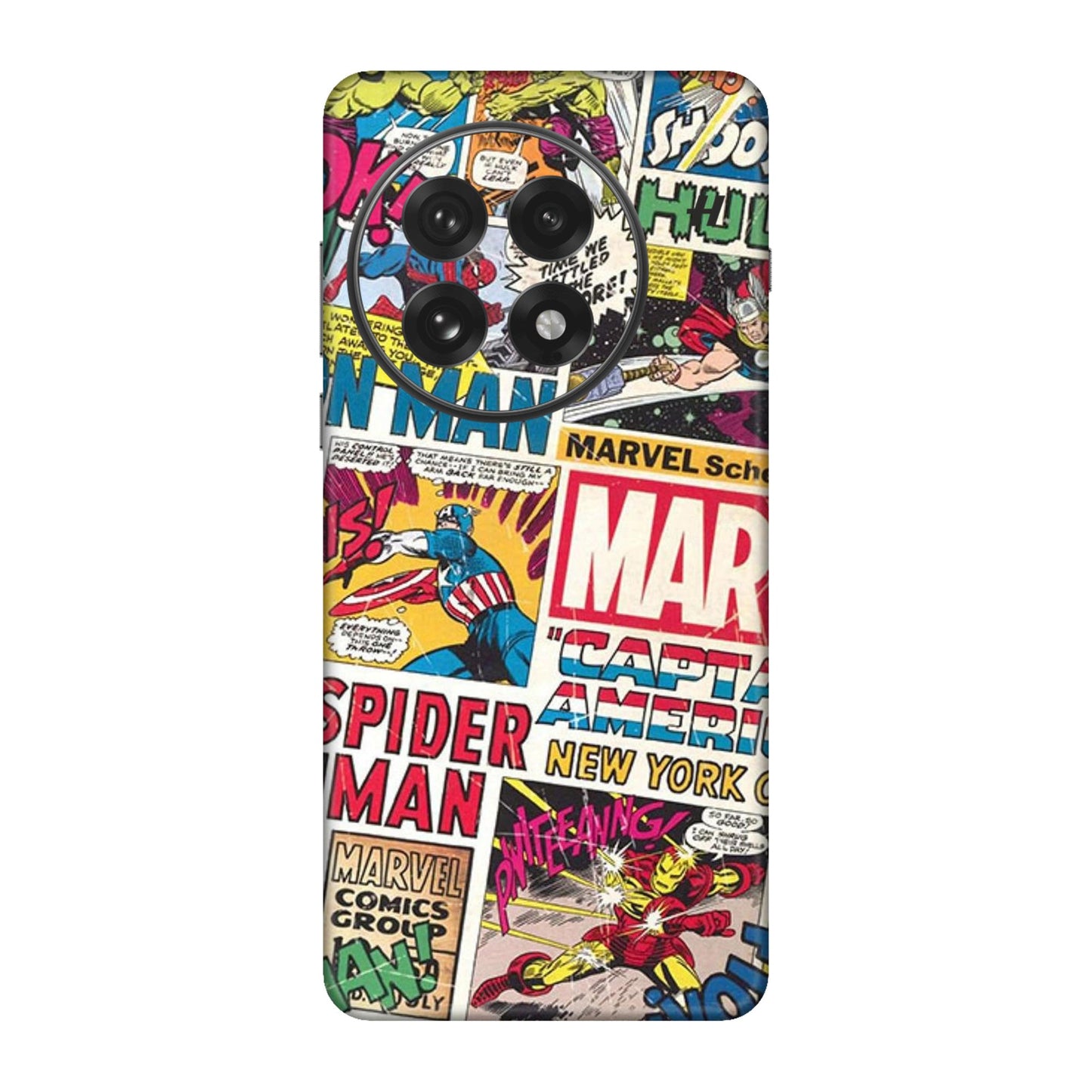 Vintage Marvel Comic Bomb Mobile Skin For OnePlus 13