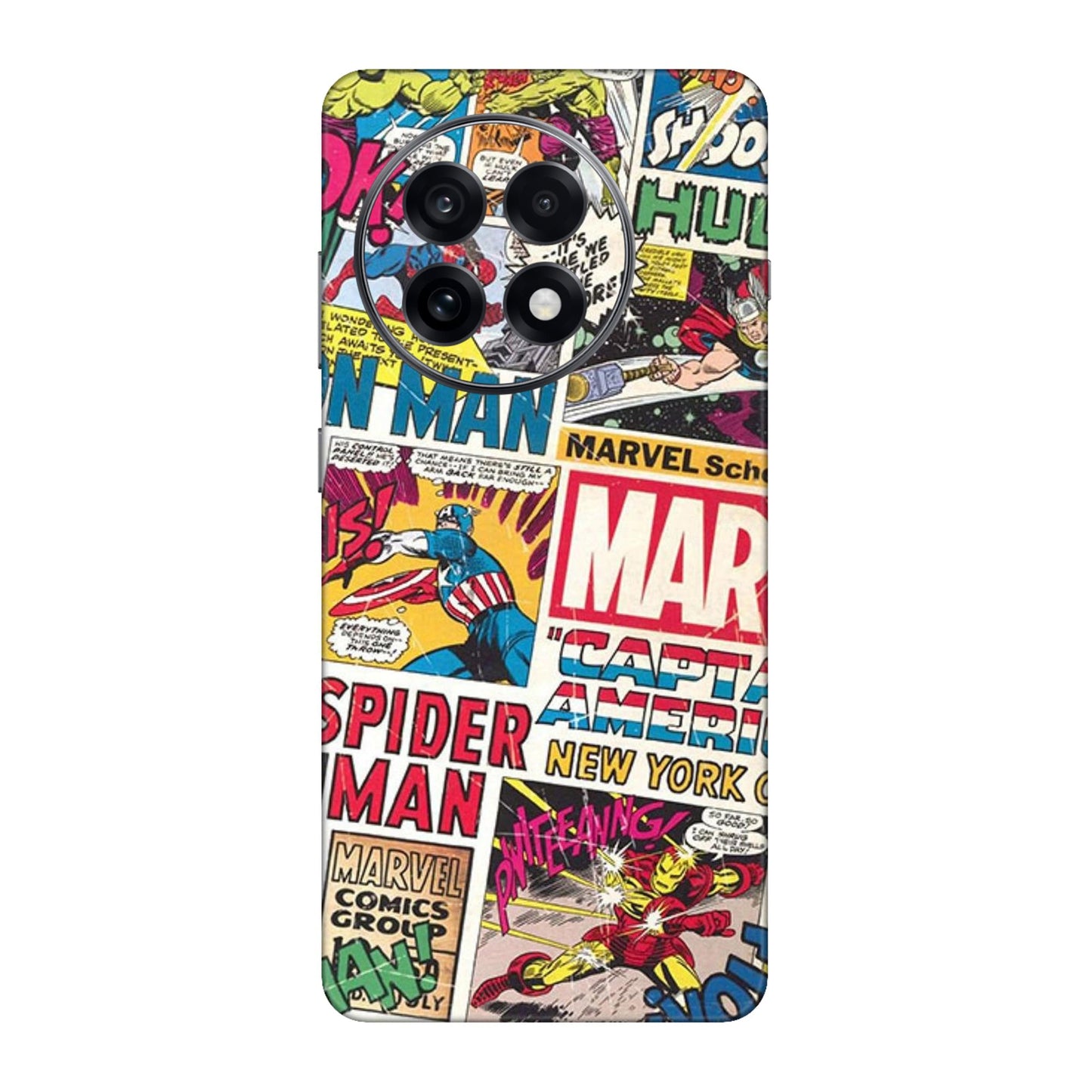 Vintage Marvel Comic Bomb Mobile Skin For OnePlus 13R