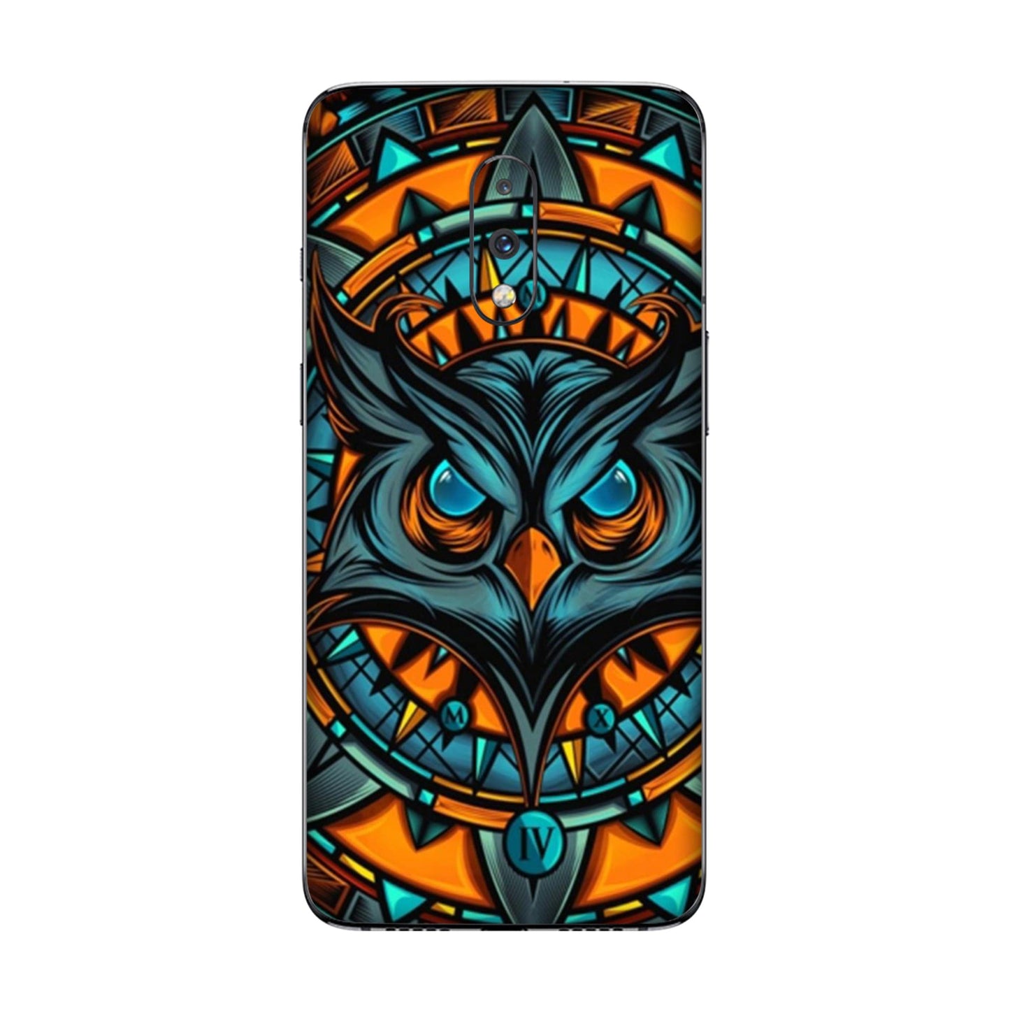 Spirit Owl Mandala Mobile Skin For OnePlus 7