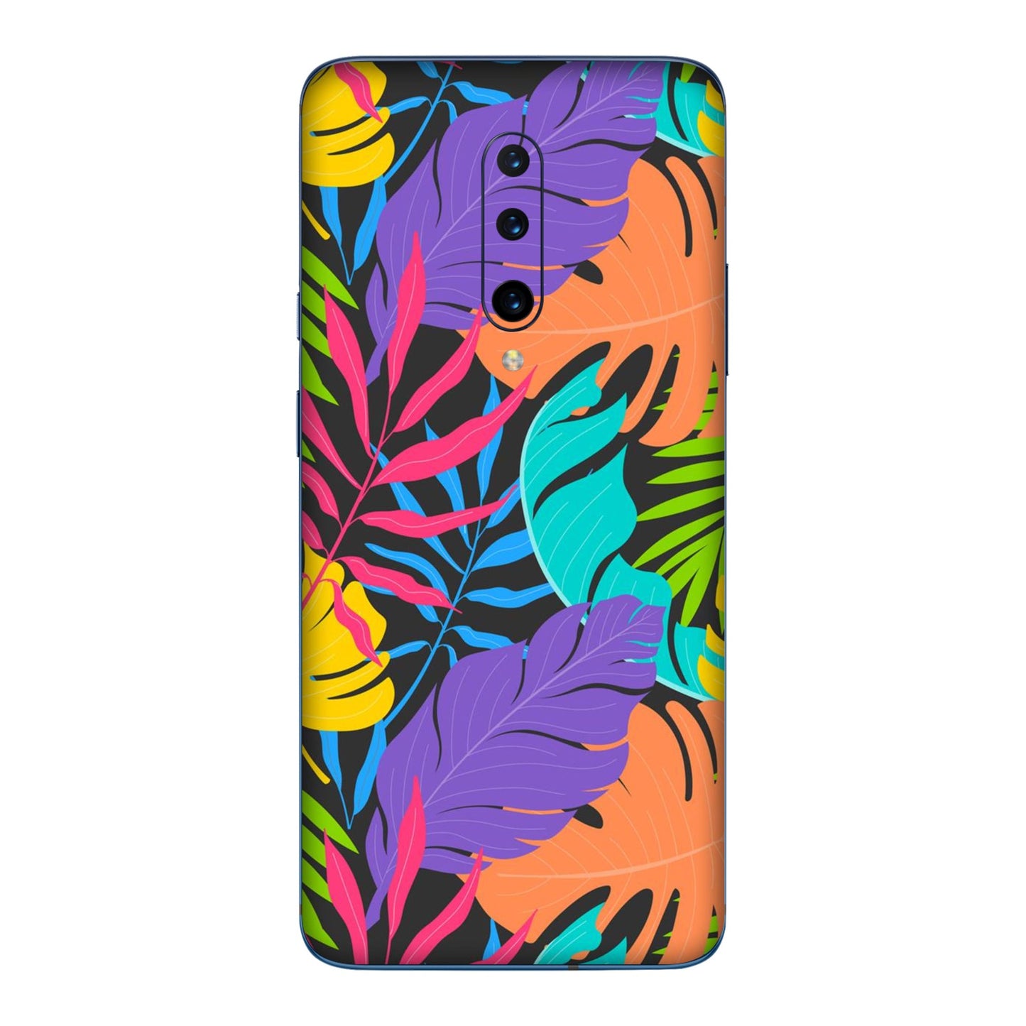 Neon Jungle Leaves Mobile Skin For OnePlus 7 Pro