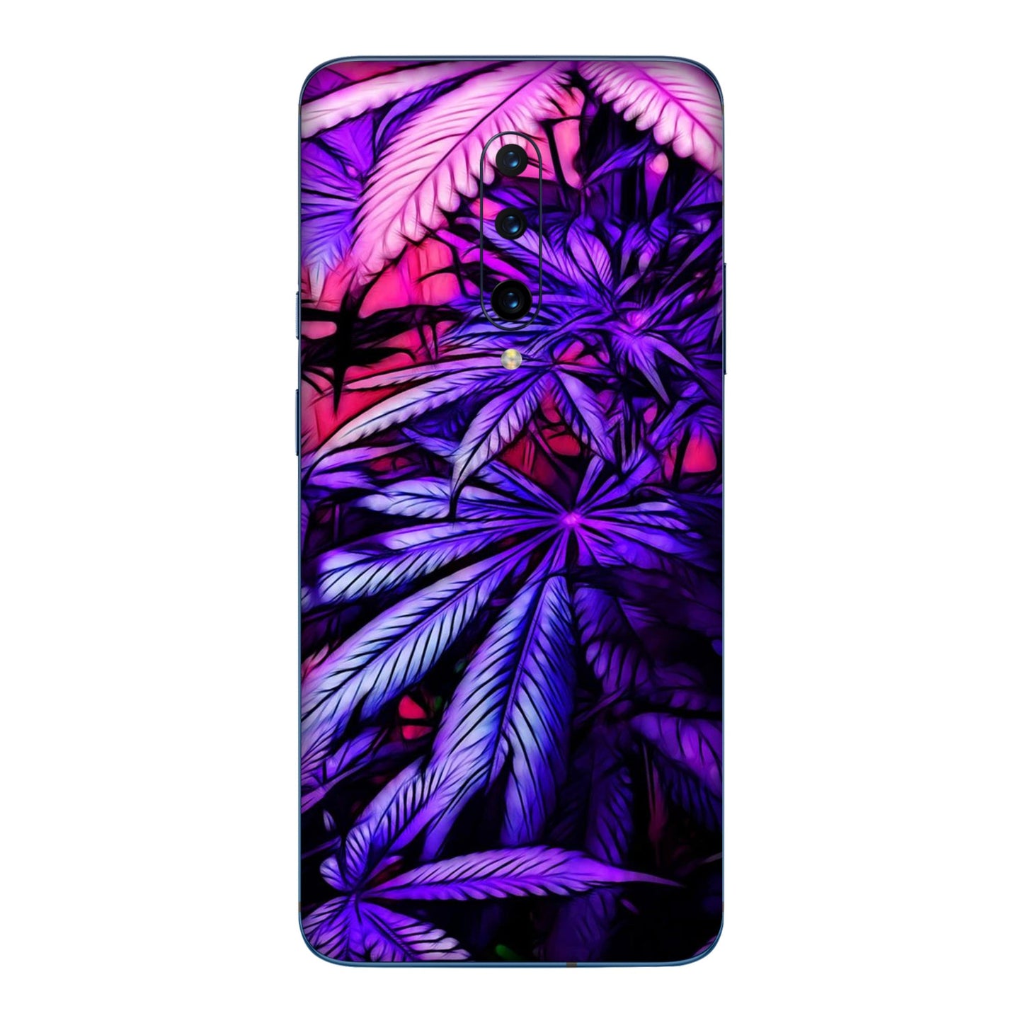 Neon Purple Herb Mobile Skin For OnePlus 7 Pro