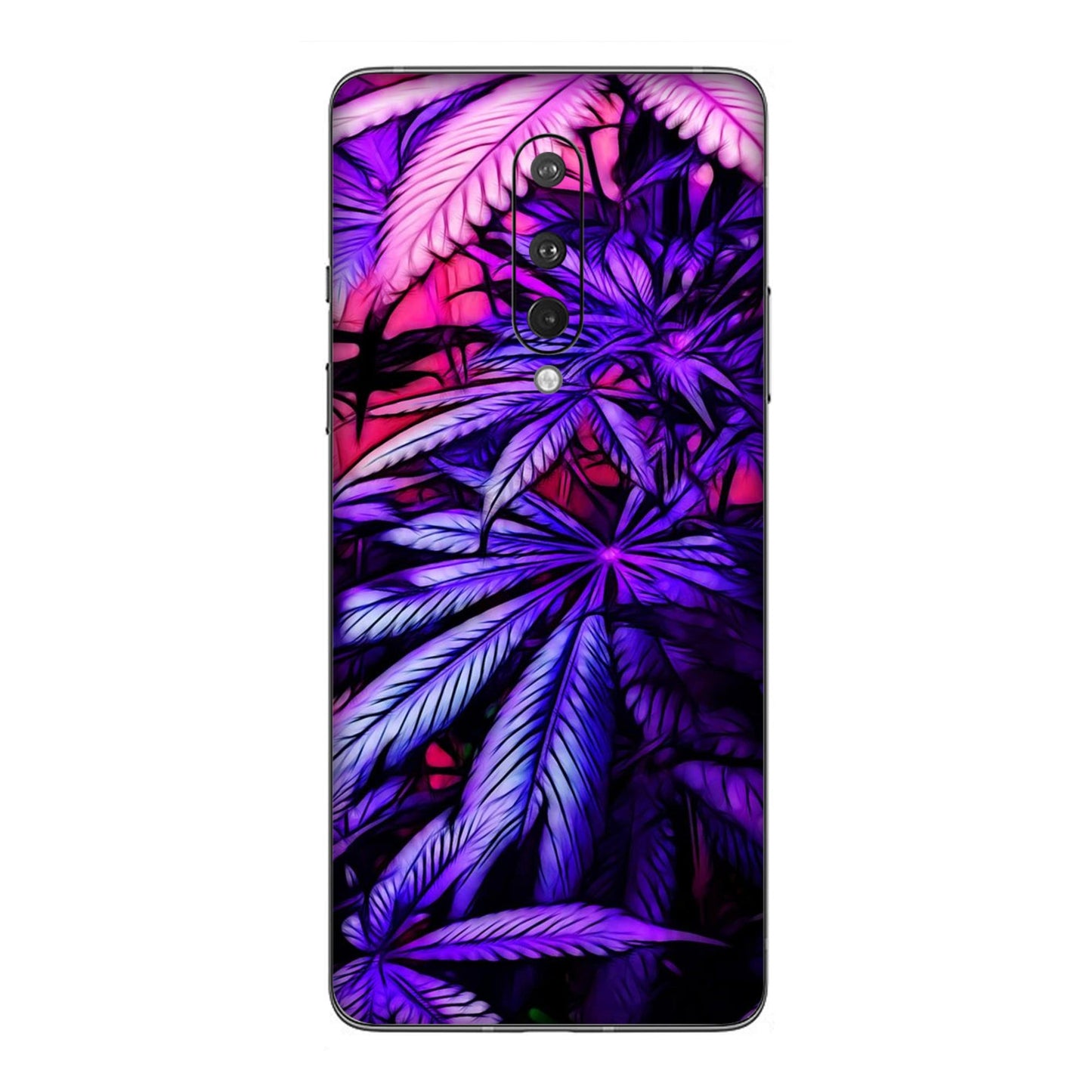 Neon Purple Herb Mobile Skin For OnePlus 8