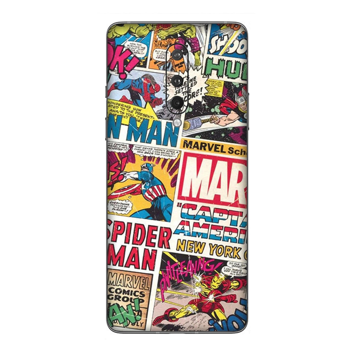 Vintage Marvel Comic Bomb Mobile Skin For OnePlus 8