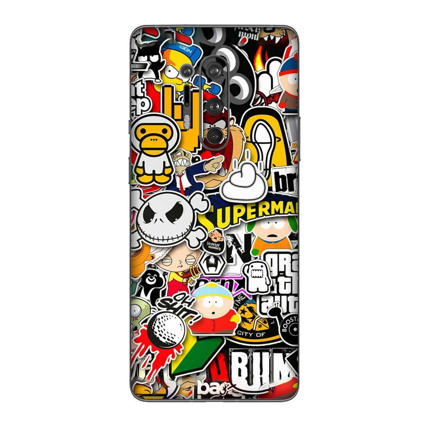 Sukuna Tongue Out Energy Mobile Skin For OnePlus 8 Pro