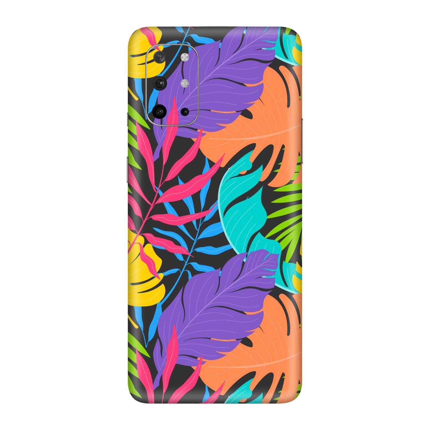 Neon Jungle Leaves Mobile Skin For OnePlus 8t