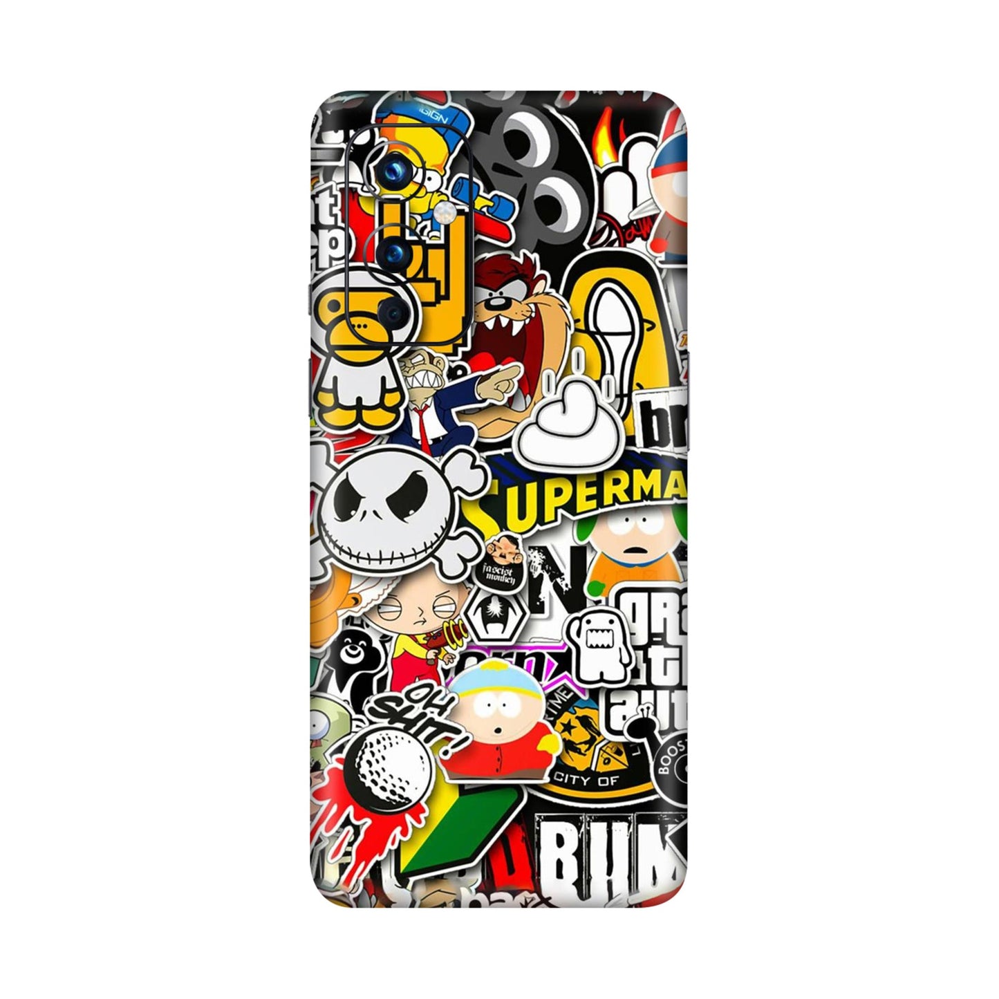 Sukuna Tongue Out Energy Mobile Skin For OnePlus 9