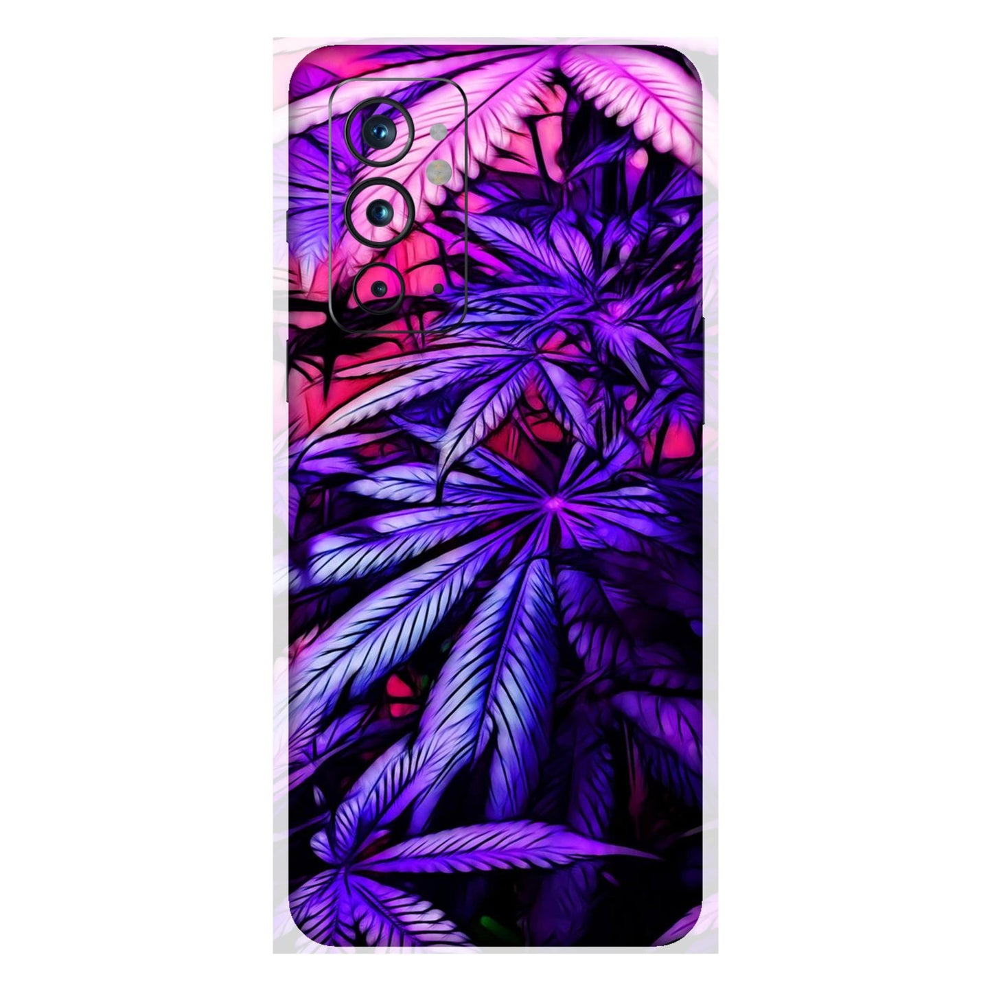 Neon Purple Herb Mobile Skin For OnePlus 9rt