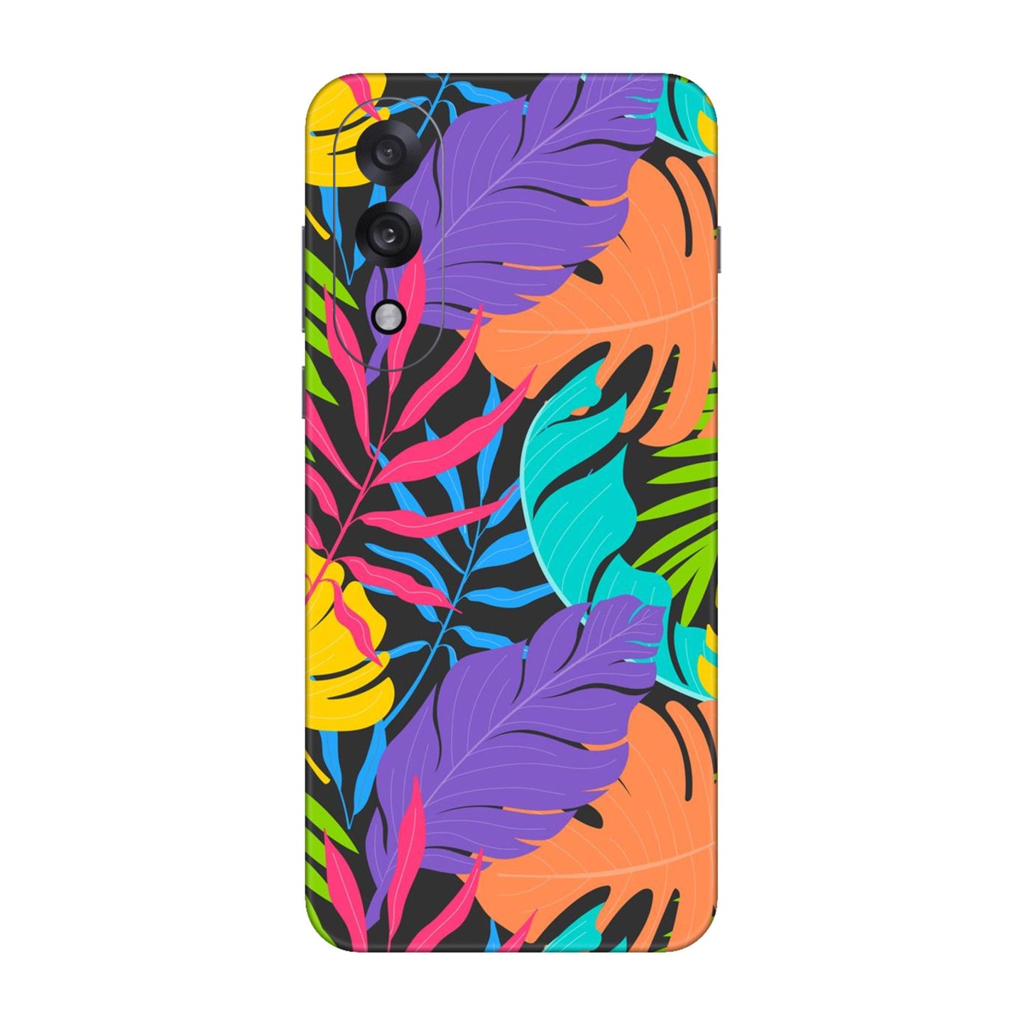 Neon Jungle Leaves Mobile Skin For OnePlus Nord 5
