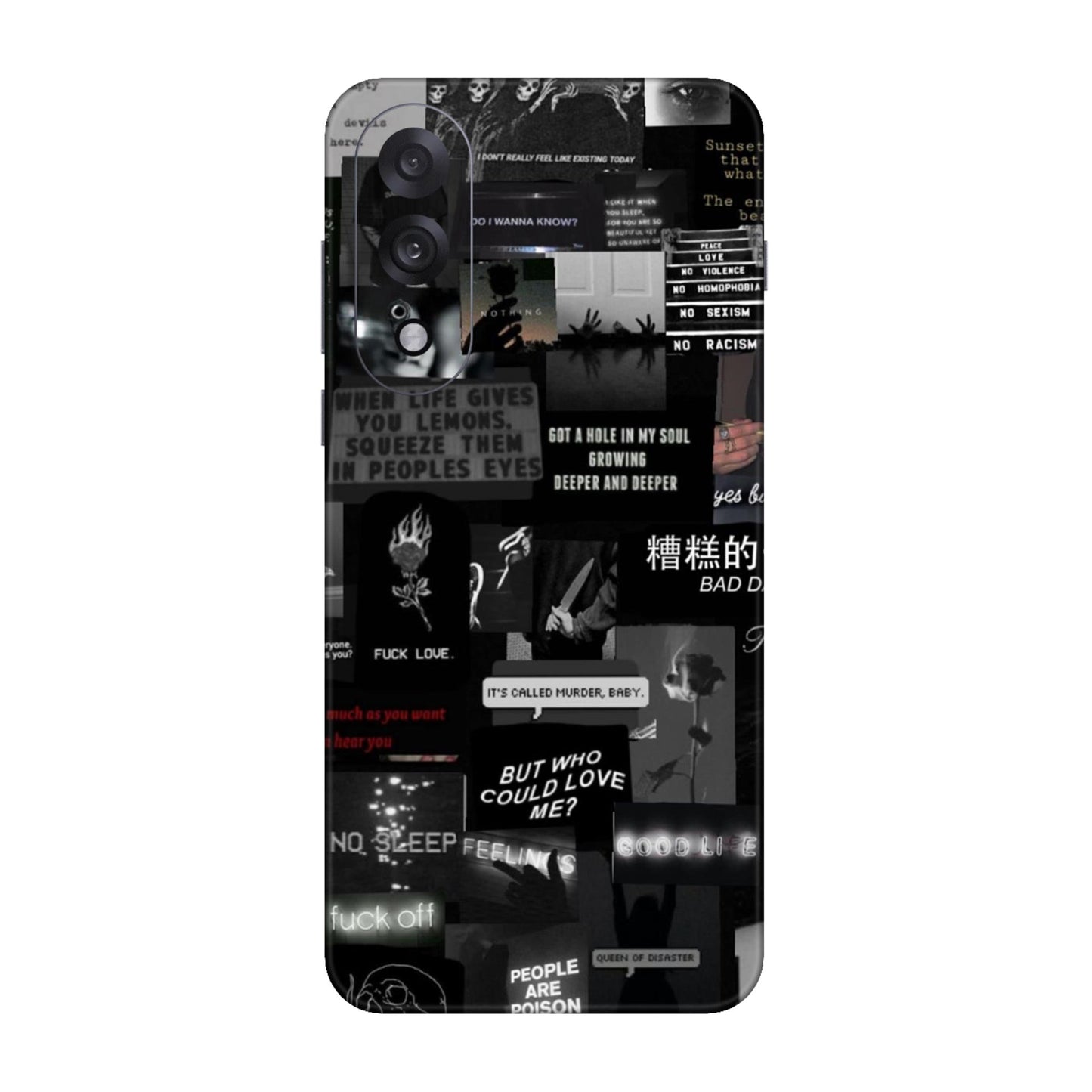 Bad Day Dark Collage Mobile Skin For OnePlus Nord 5