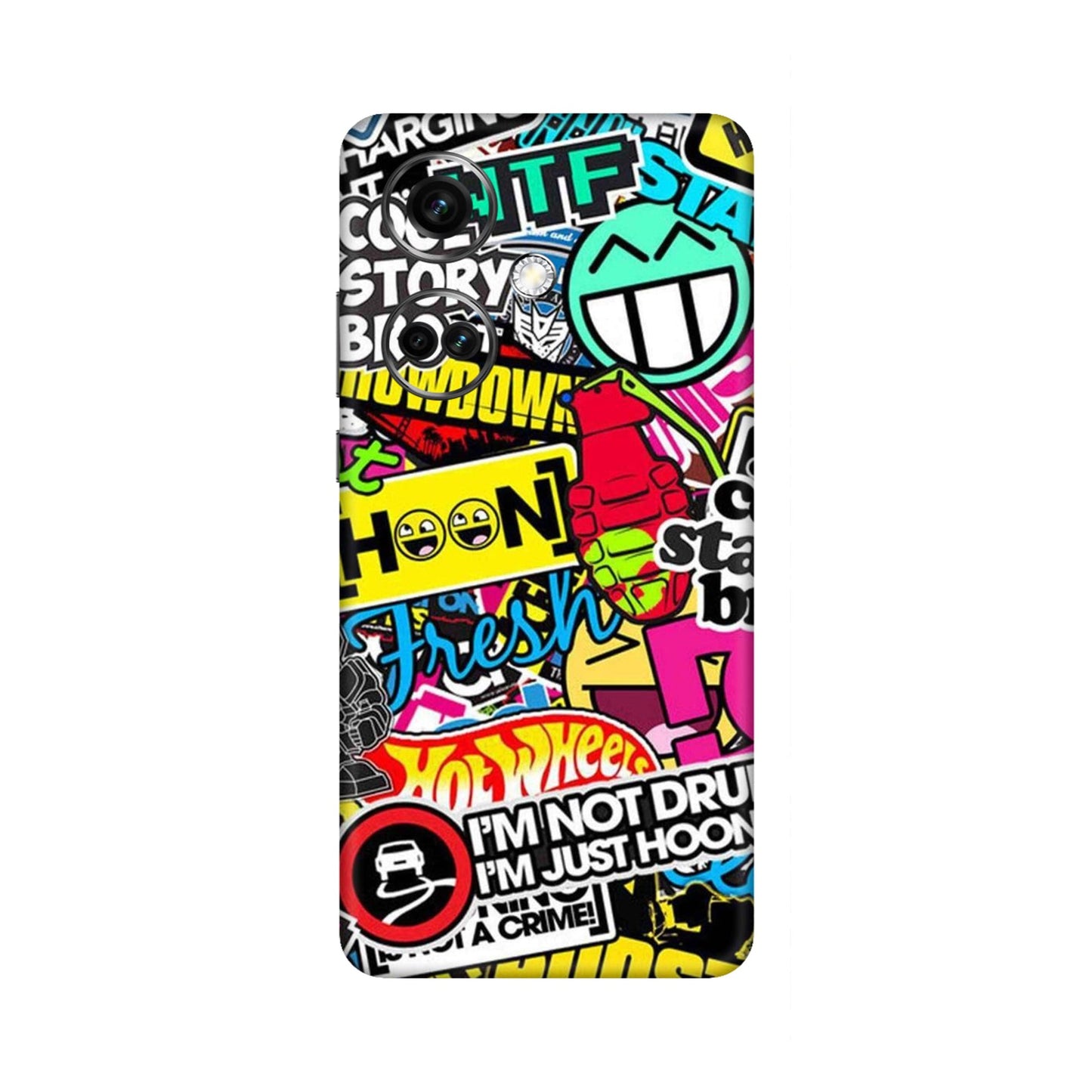 Hoonigan Sticker Bomb Mobile Skin For OnePlus Nord Ce 3