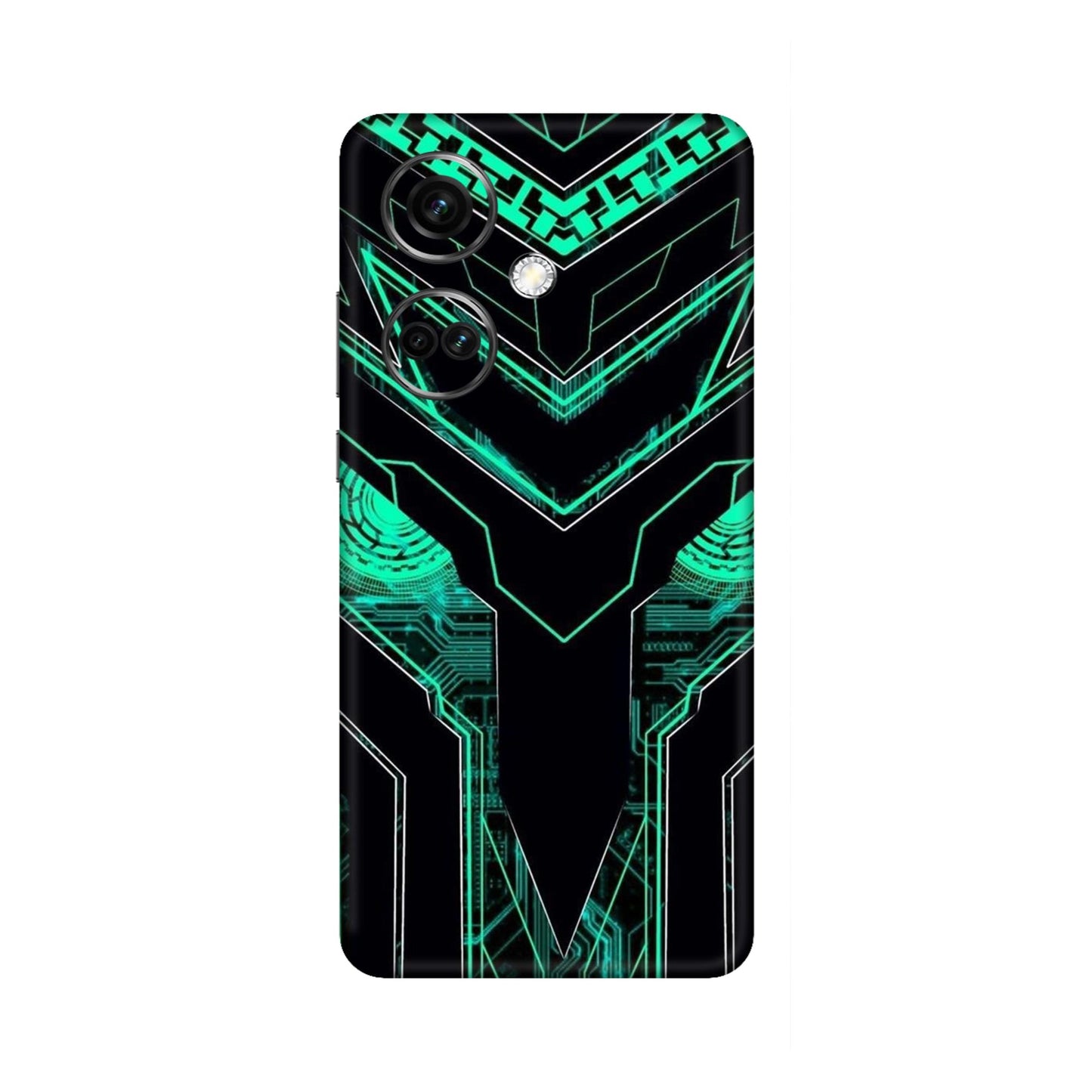Neon Circuit Predator Mobile Skin For OnePlus Nord Ce 3