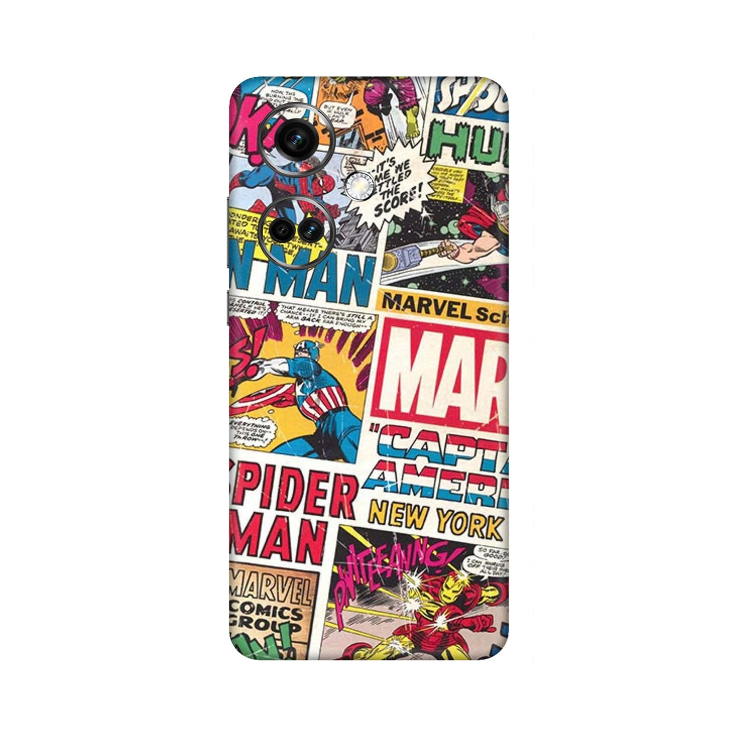 Vintage Marvel Comic Bomb Mobile Skin For OnePlus Nord Ce 3