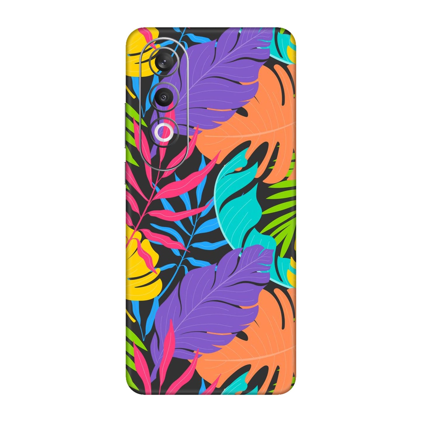 Neon Jungle Leaves Mobile Skin For OnePlus Nord Ce 4