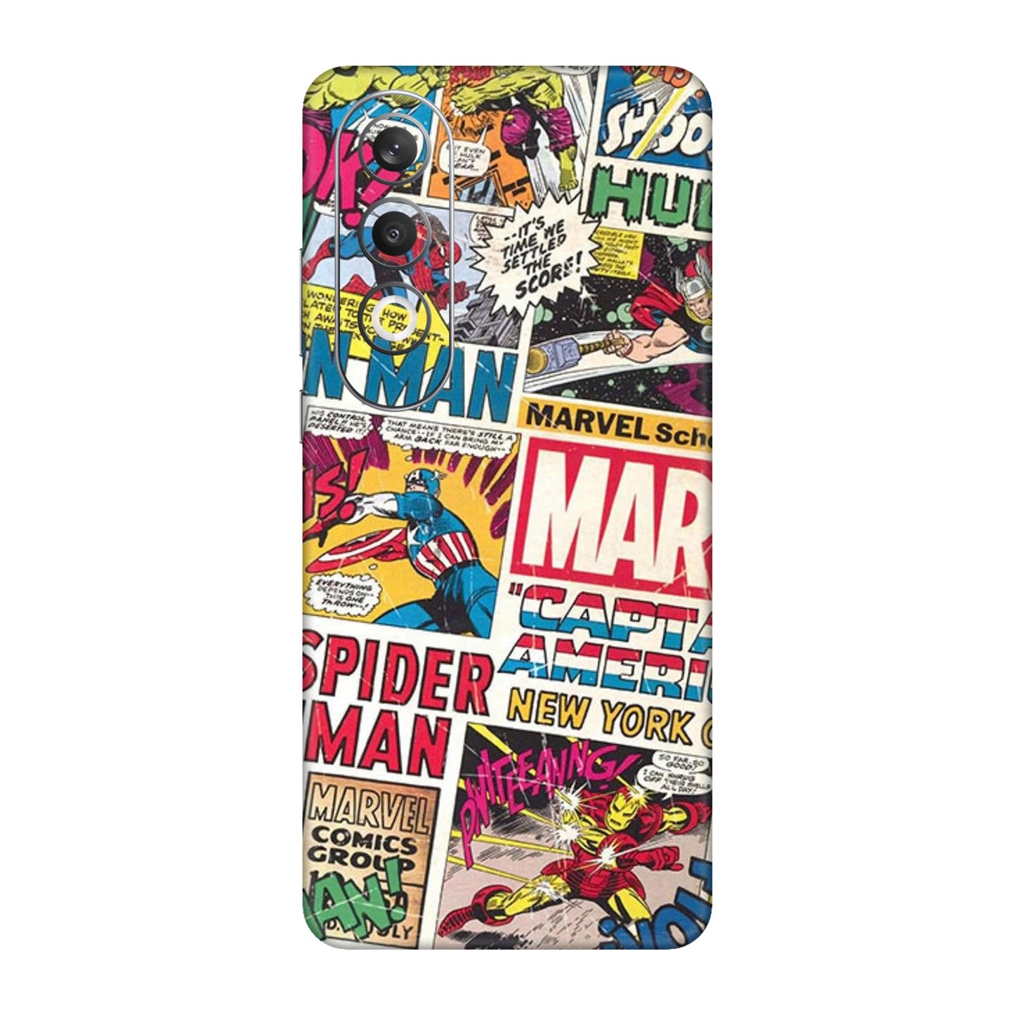 Vintage Marvel Comic Bomb Mobile Skin For OnePlus Nord Ce 4