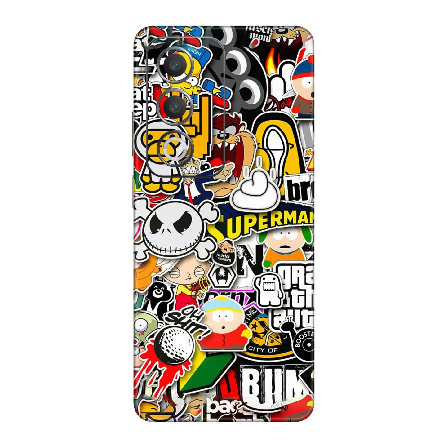 Sukuna Tongue Out Energy Mobile Skin For Oppo A3 Pro 5G