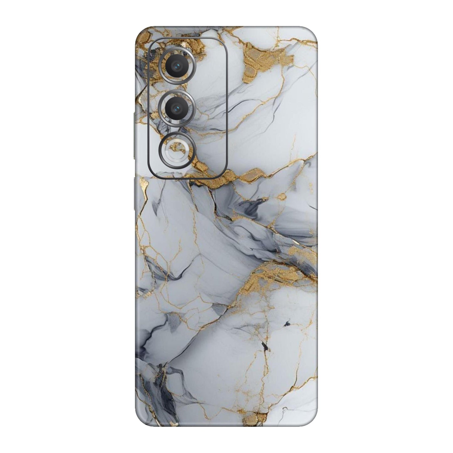 White Gold Luxury Marble Mobile Skin For Oppo A3 Pro 5G