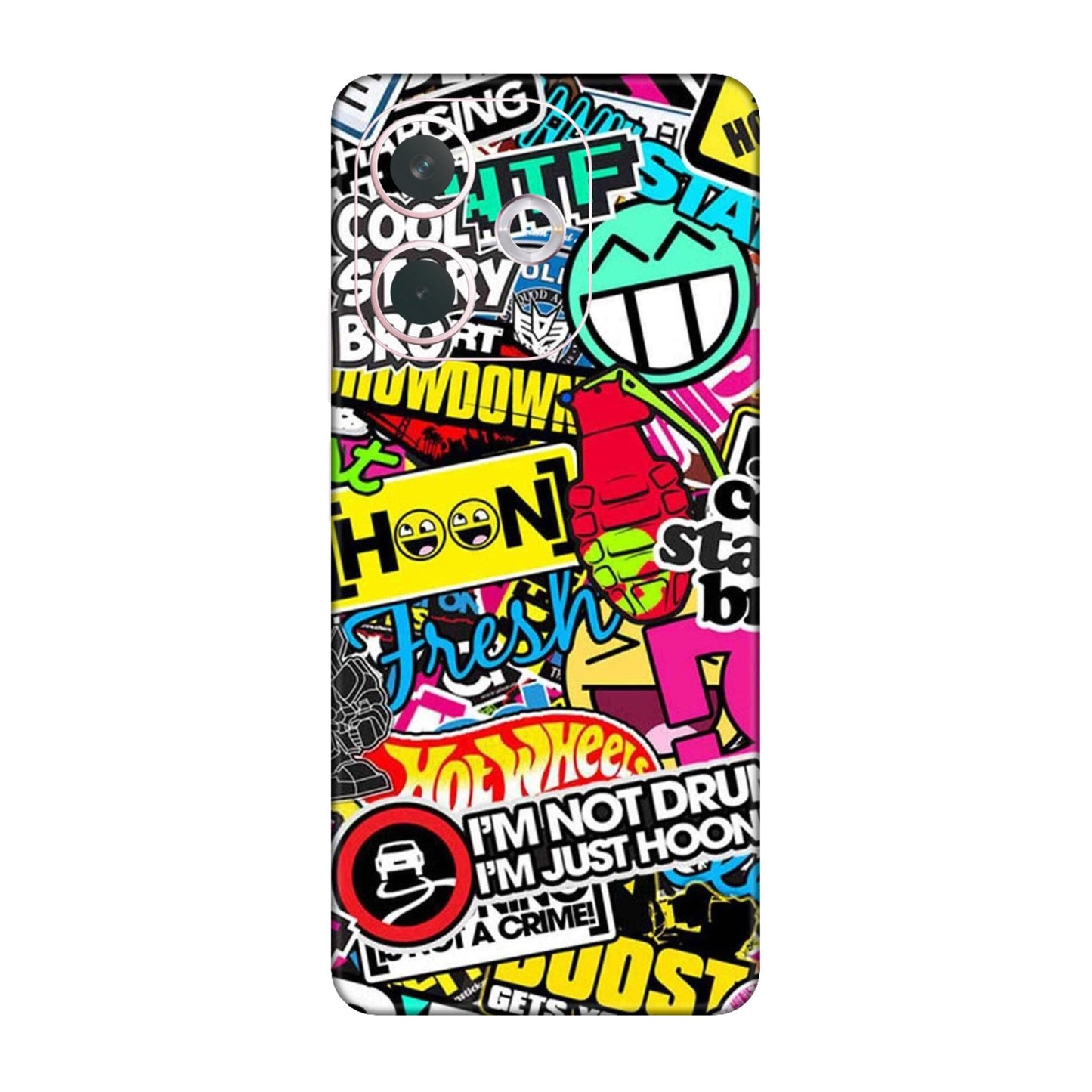 Hoonigan Sticker Bomb Mobile Skin For Oppo A5 Pro 5G