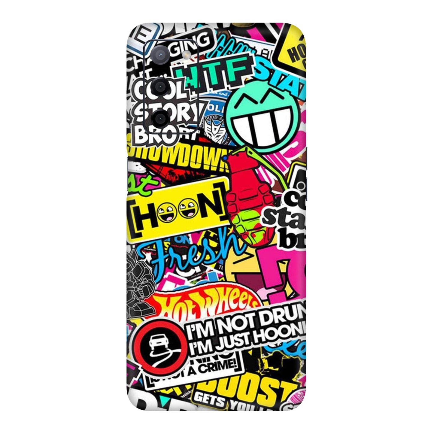 Hoonigan Sticker Bomb Mobile Skin For Oppo A53s 5G