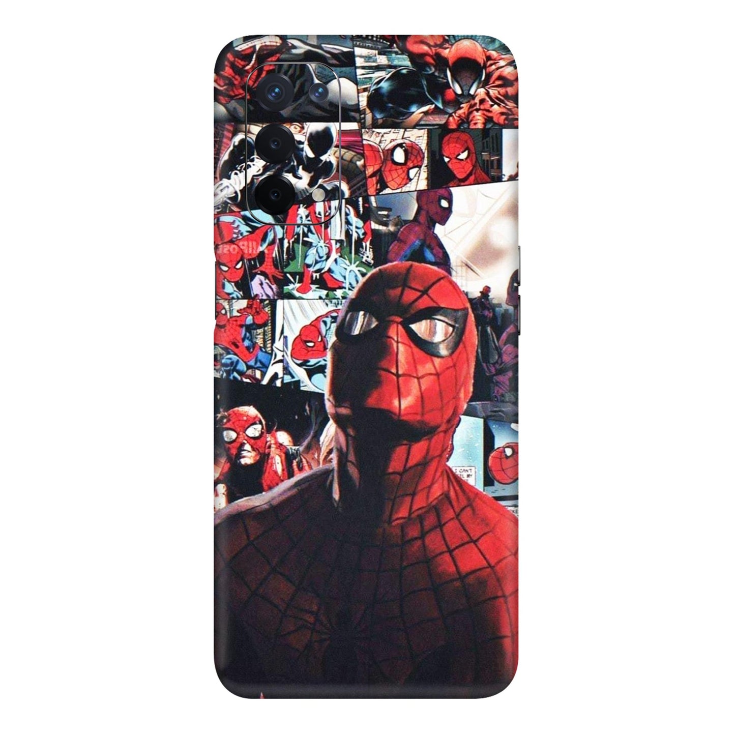 Vintage Spider Man Collage Mobile Skin For Oppo A54 5G