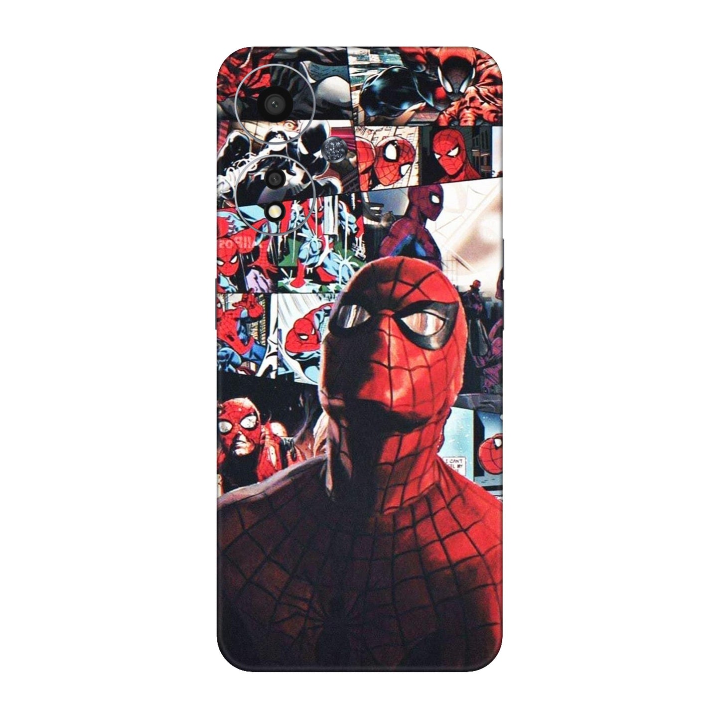Vintage Spider Man Collage Mobile Skin For Oppo A59 5G