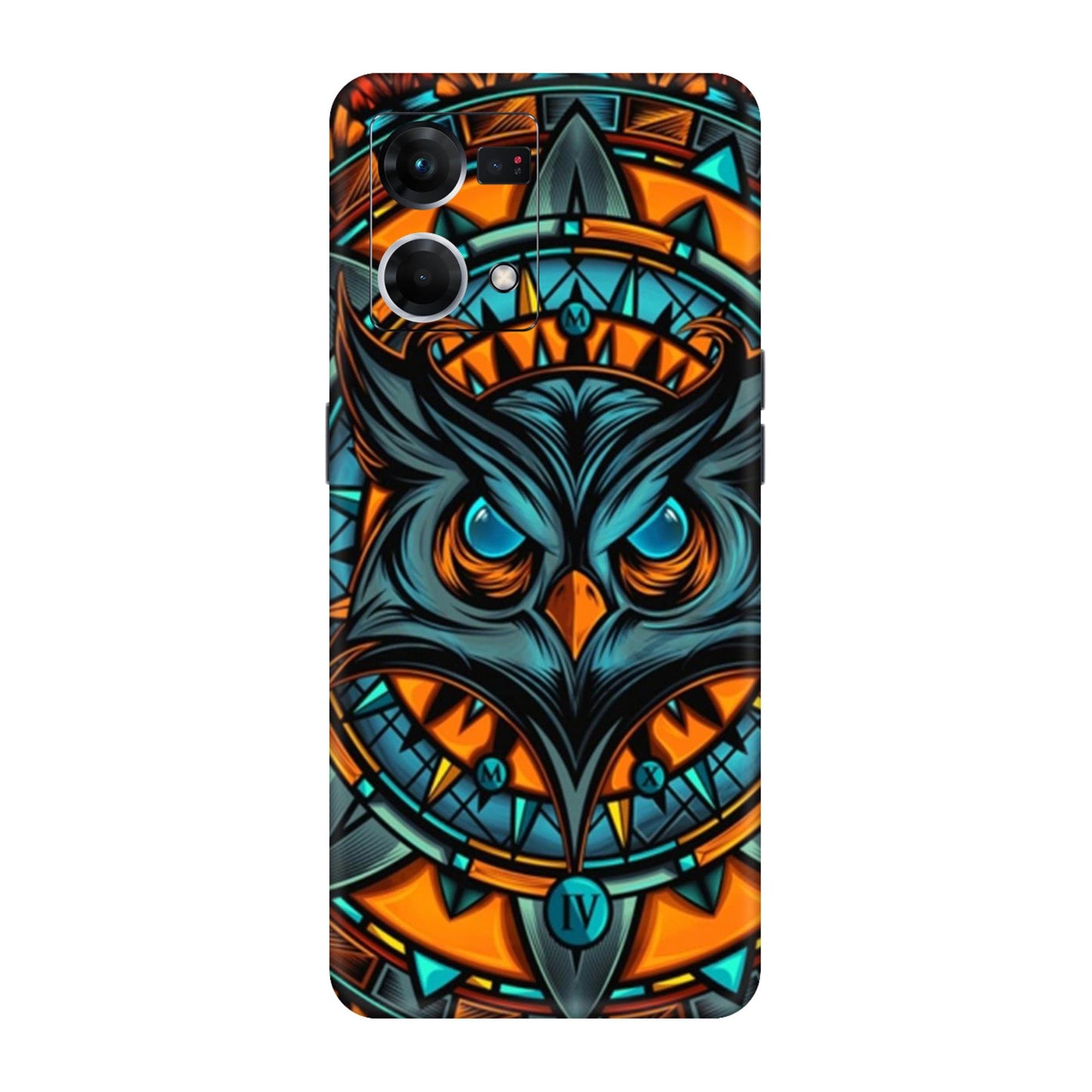 Spirit Owl Mandala Mobile Skin For Oppo F21s Pro