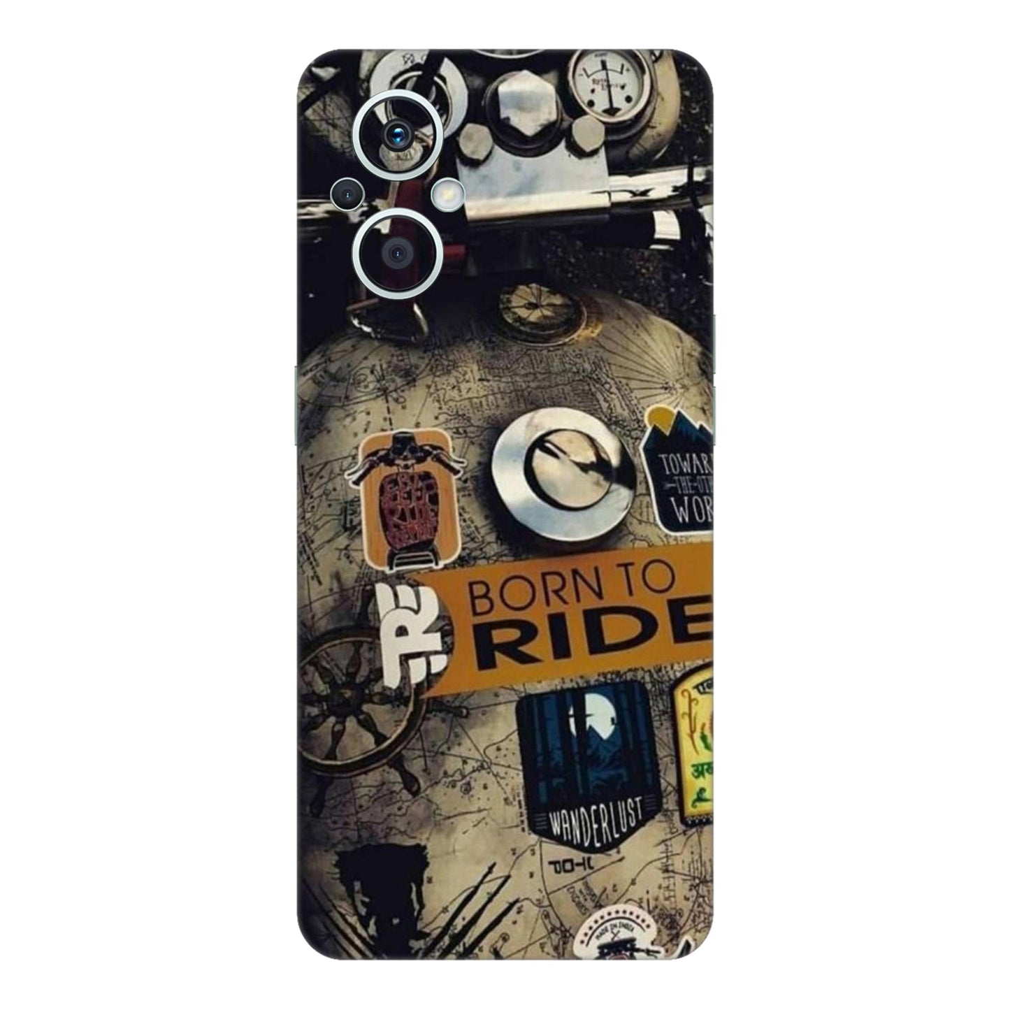 Born to Ride World Map Mobile Skin For Oppo F21s Pro 5G