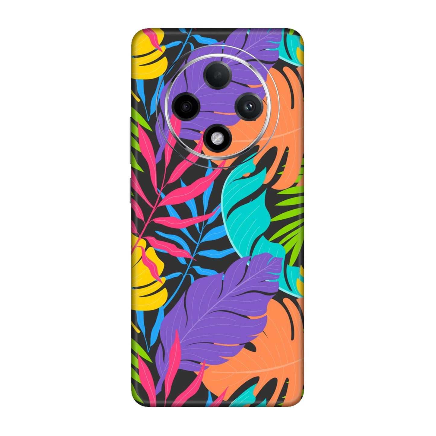 Neon Jungle Leaves Mobile Skin For Oppo F27 Pro Plus 5G
