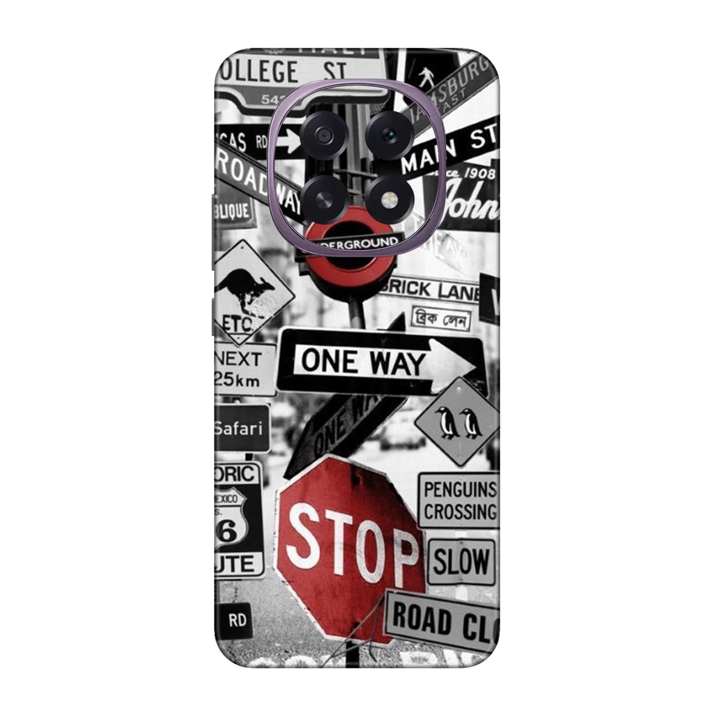 Global Urban Sign Bomb Mobile Skin For Oppo F29 5G