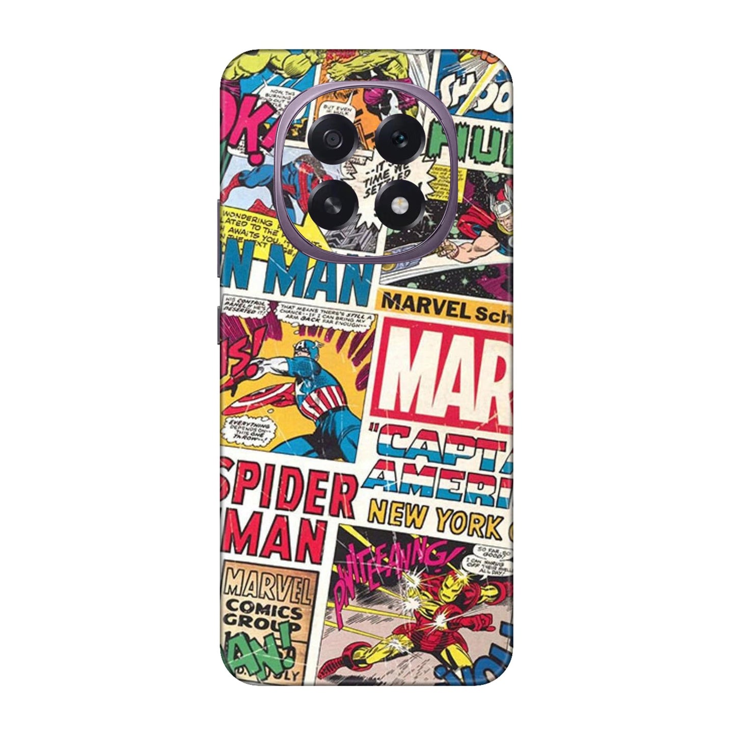 Vintage Marvel Comic Bomb Mobile Skin For Oppo F29 5G