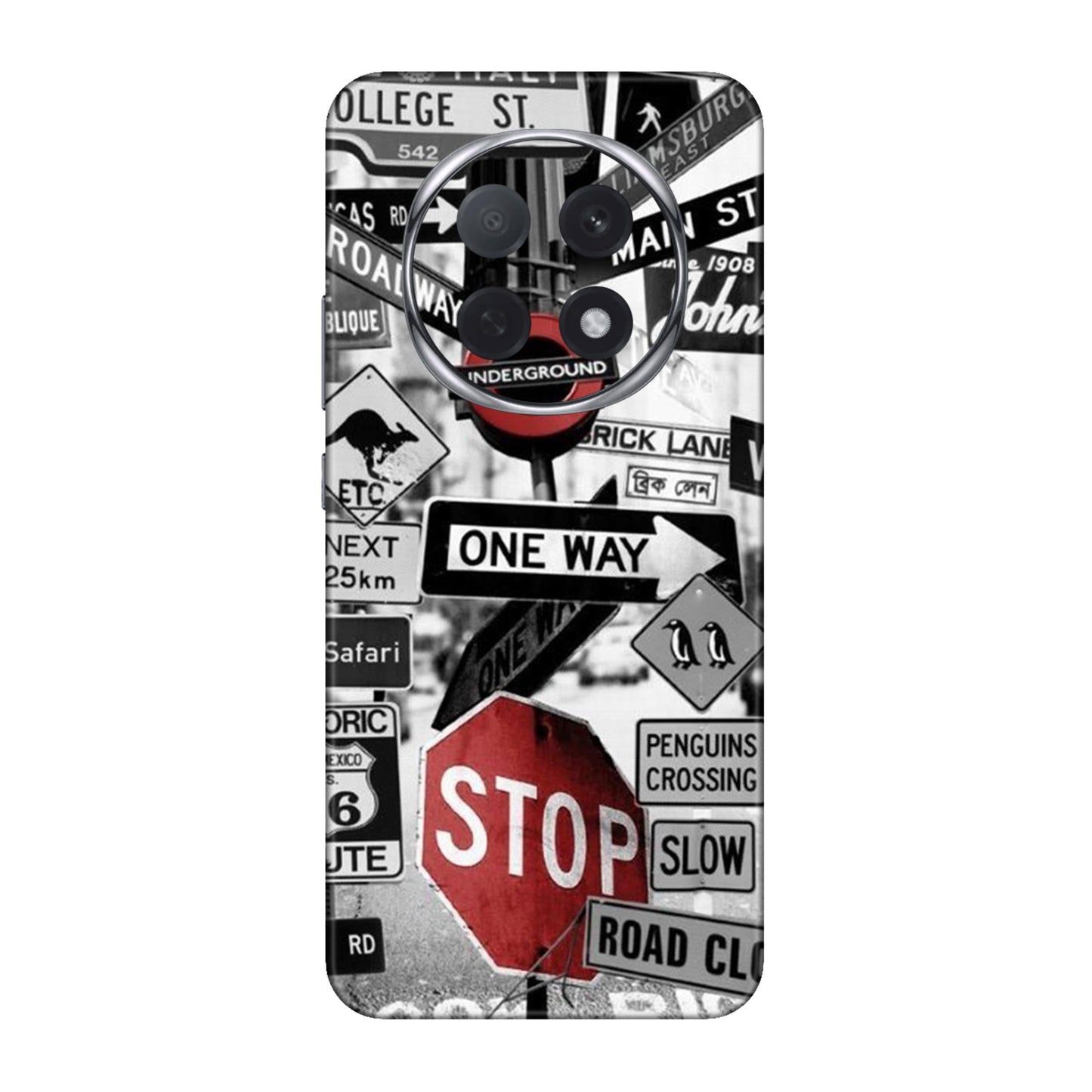 Global Urban Sign Bomb Mobile Skin For Oppo F29 Pro 5G