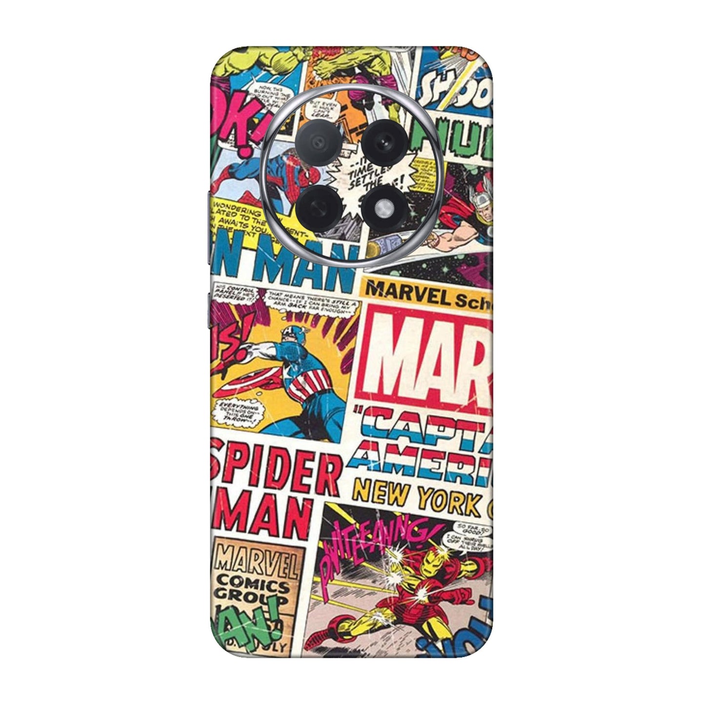 Vintage Marvel Comic Bomb Mobile Skin For Oppo F29 Pro 5G
