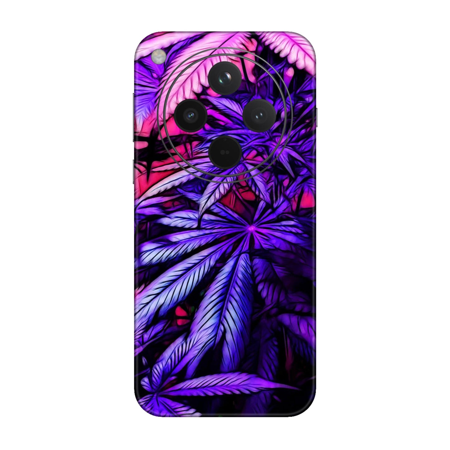 Neon Purple Herb Mobile Skin For Oppo Find X8 5G