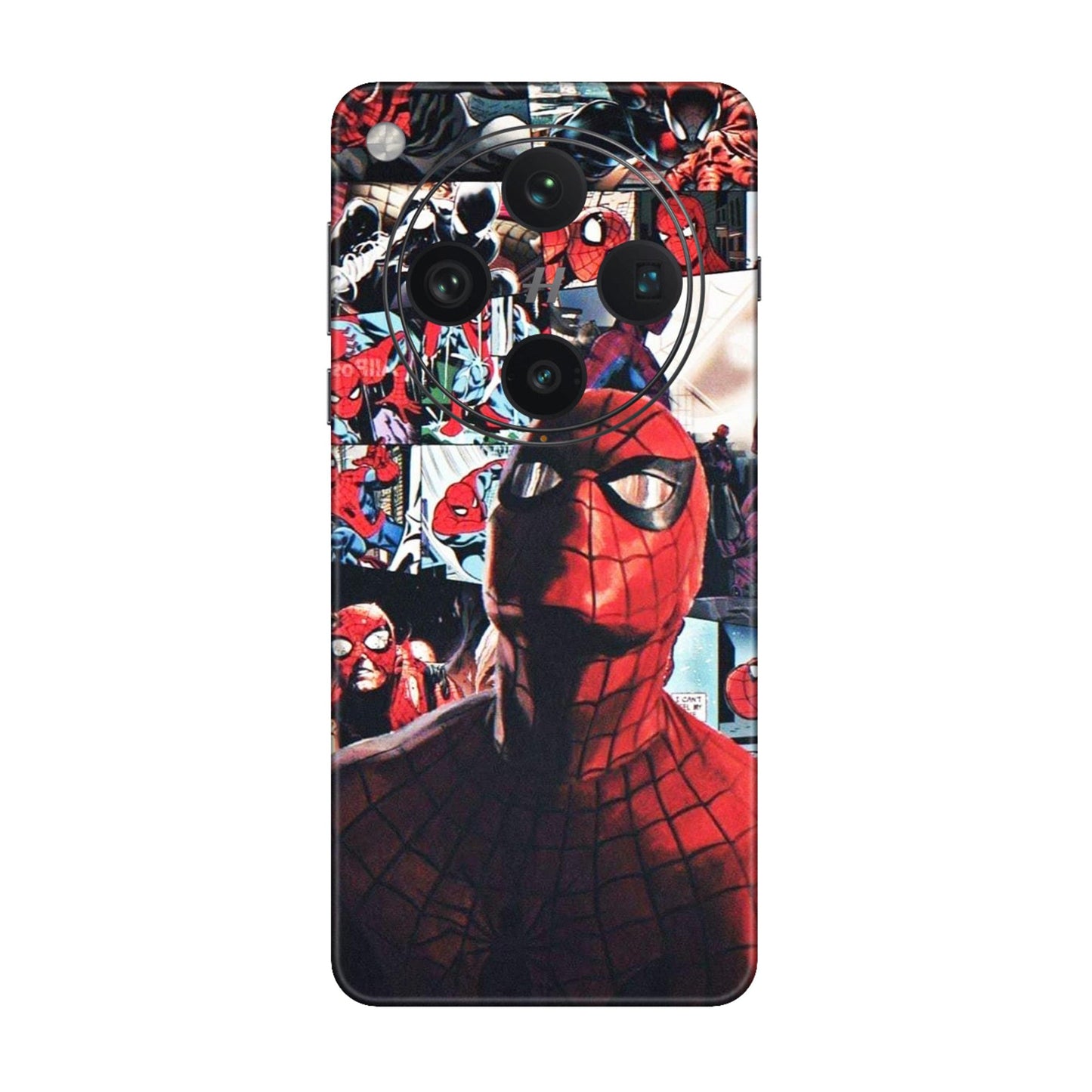 Vintage Spider Man Collage Mobile Skin For Oppo Find X8 Pro 5G