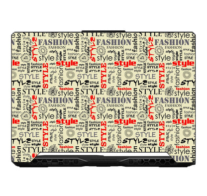 Fashion Style Laptop 6D Skin