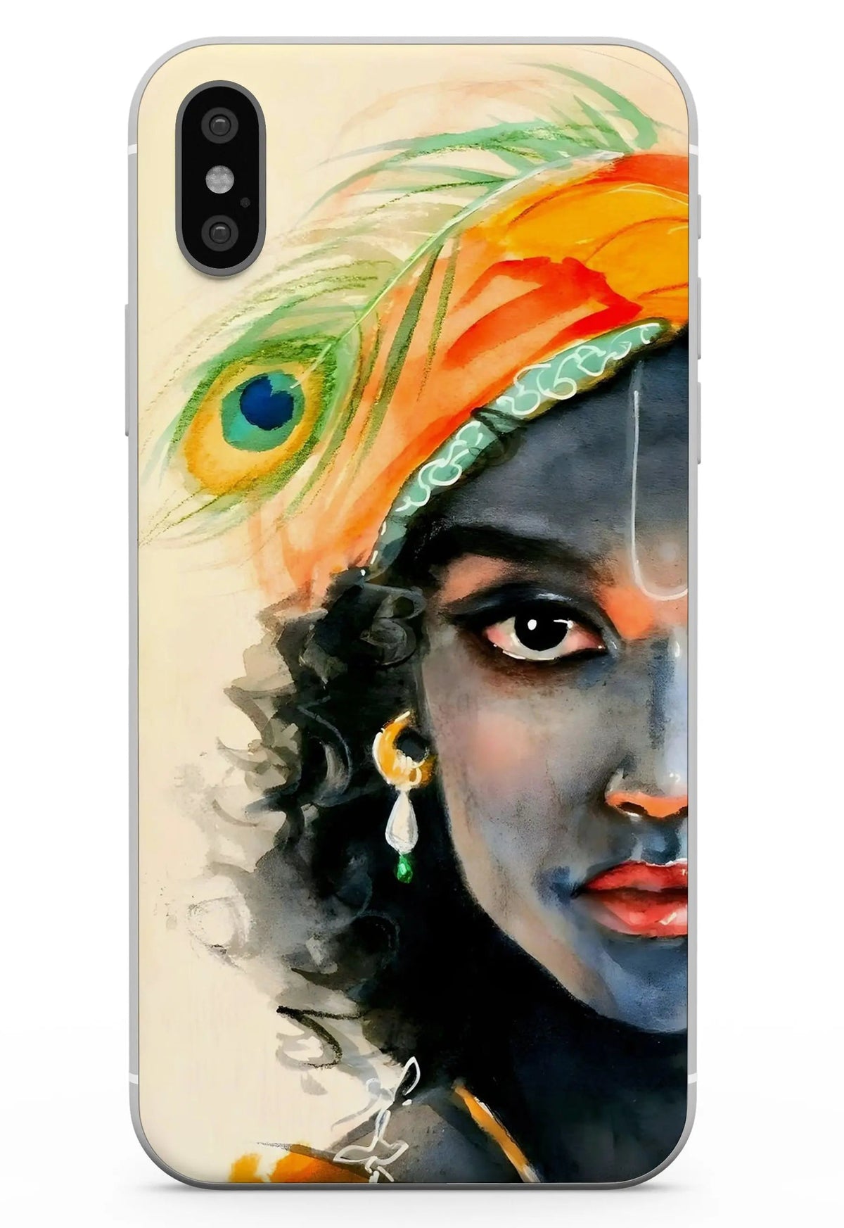 Krishna Half Face Mobile 6D Skin - SkinUp