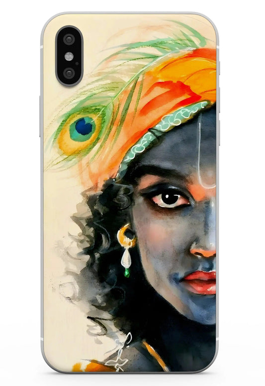 Krishna Half Face Mobile 6D Skin - SkinUp