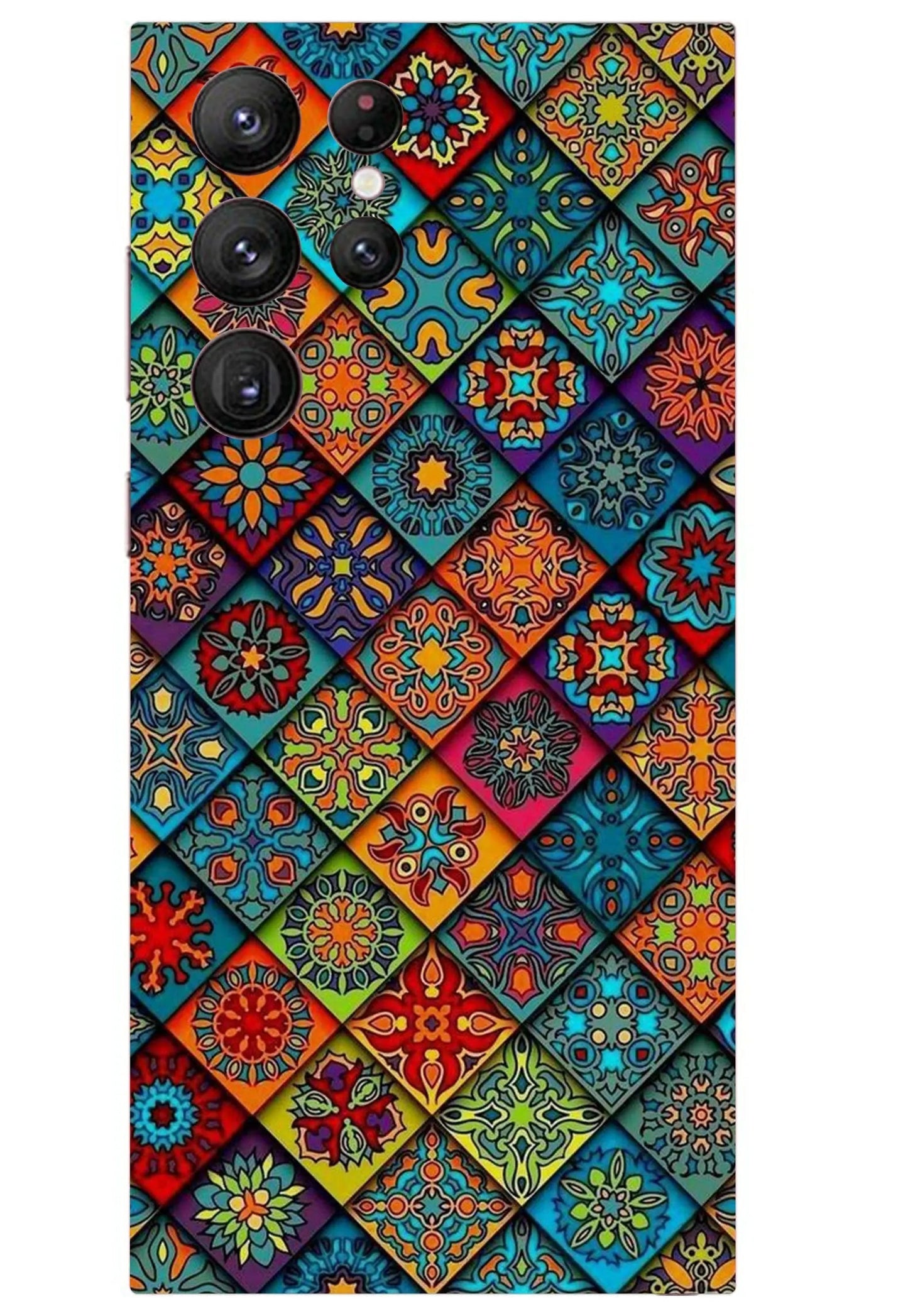 Flower Multicolor Mobile 6D Skin - SkinUp