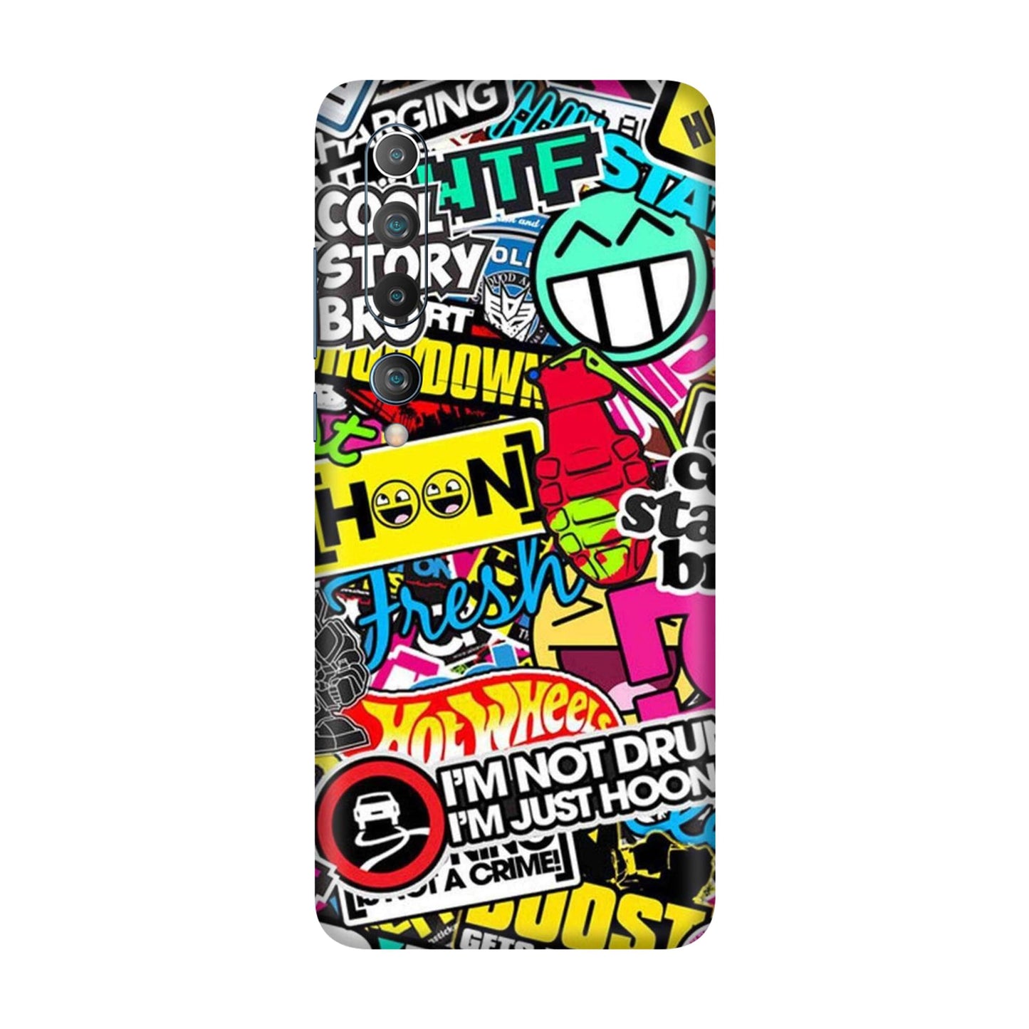 Hoonigan Sticker Bomb Mobile Skin For Mi 10 5g